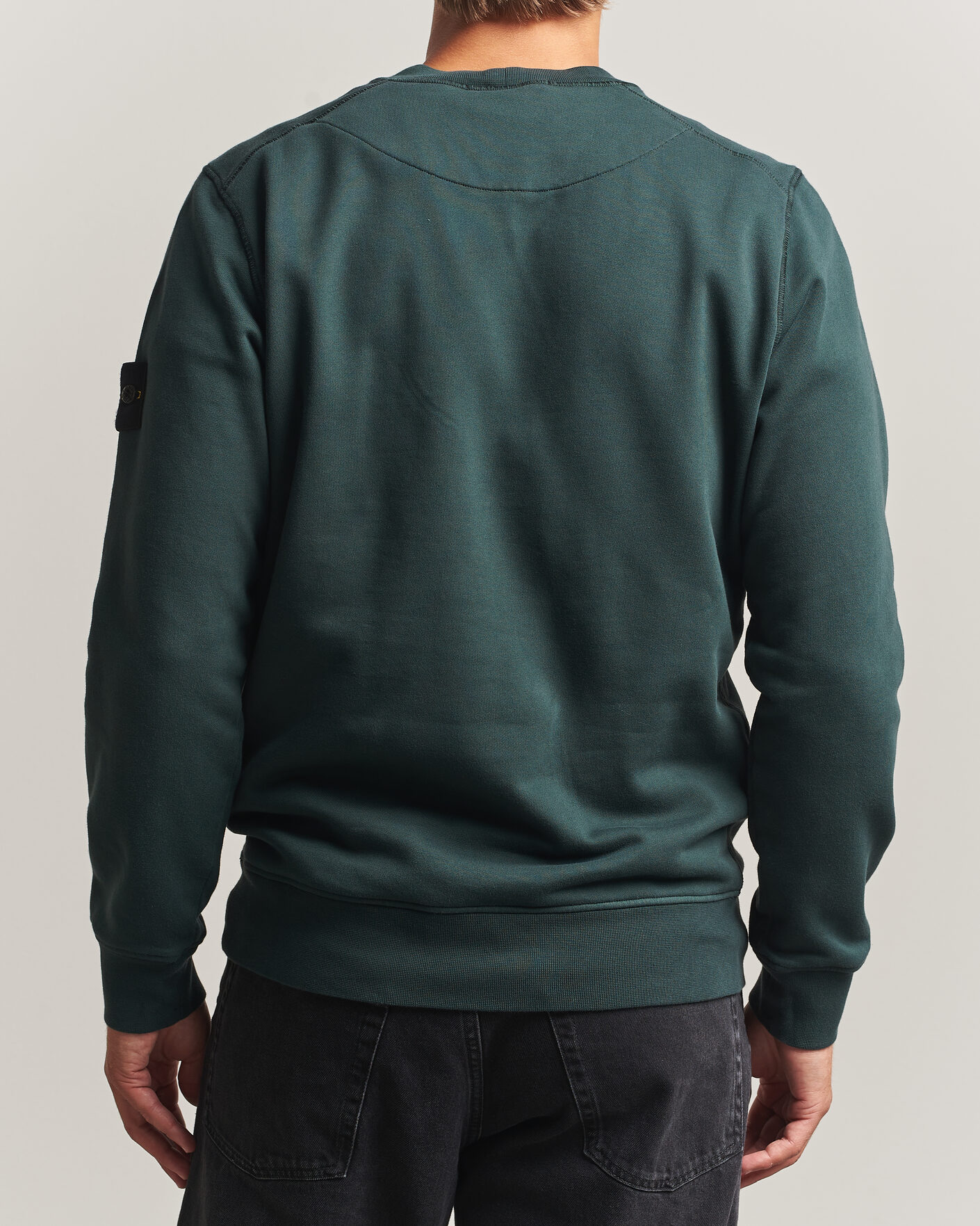 Herre | Trøjer | Stone Island | Garment Dyed Fleece Sweatshirt Dark Green