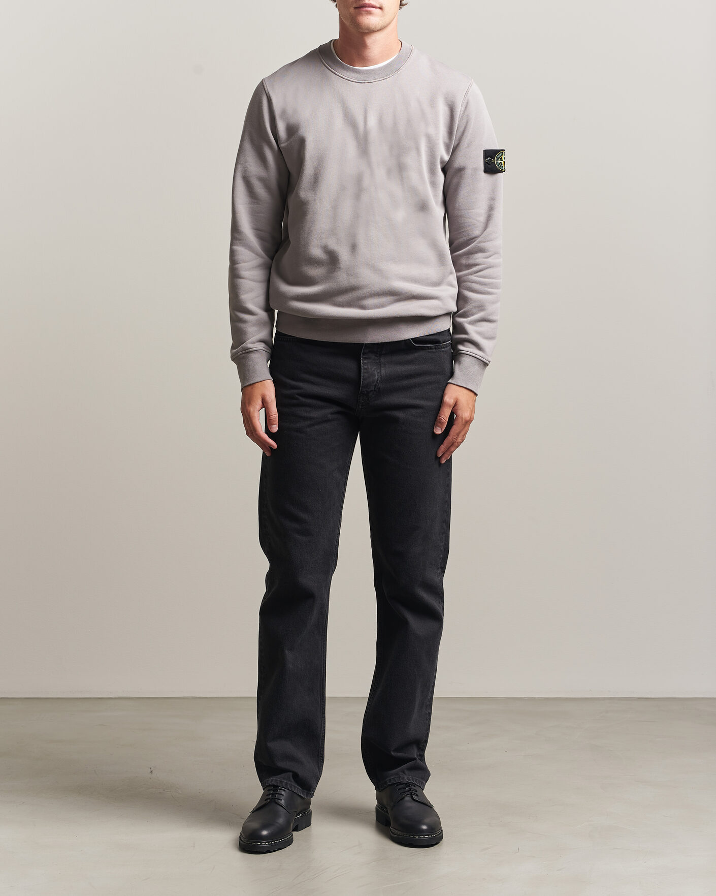 Herre | Trøjer | Stone Island | Garment Dyed Fleece Sweatshirt Grey