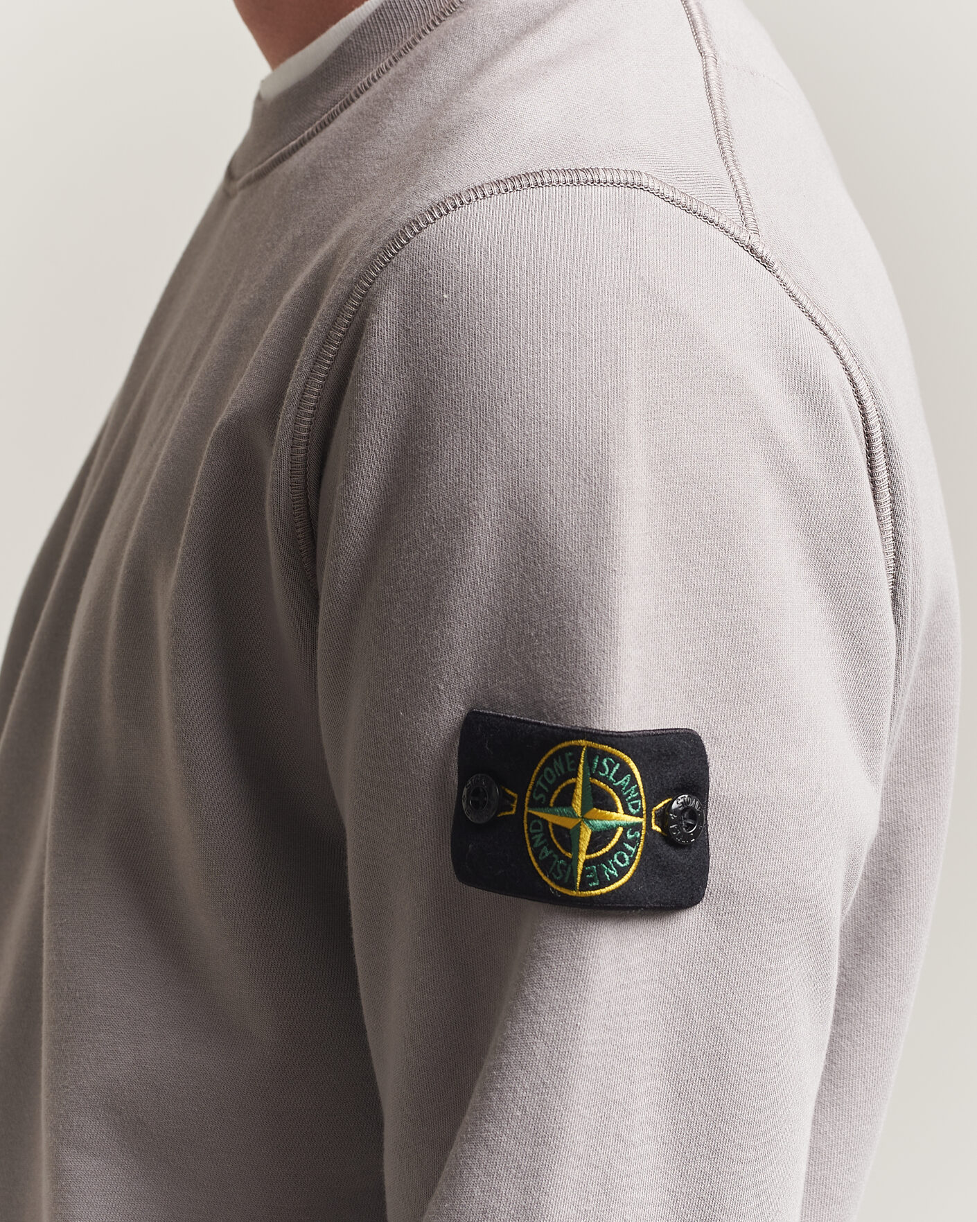 Herre | Trøjer | Stone Island | Garment Dyed Fleece Sweatshirt Grey