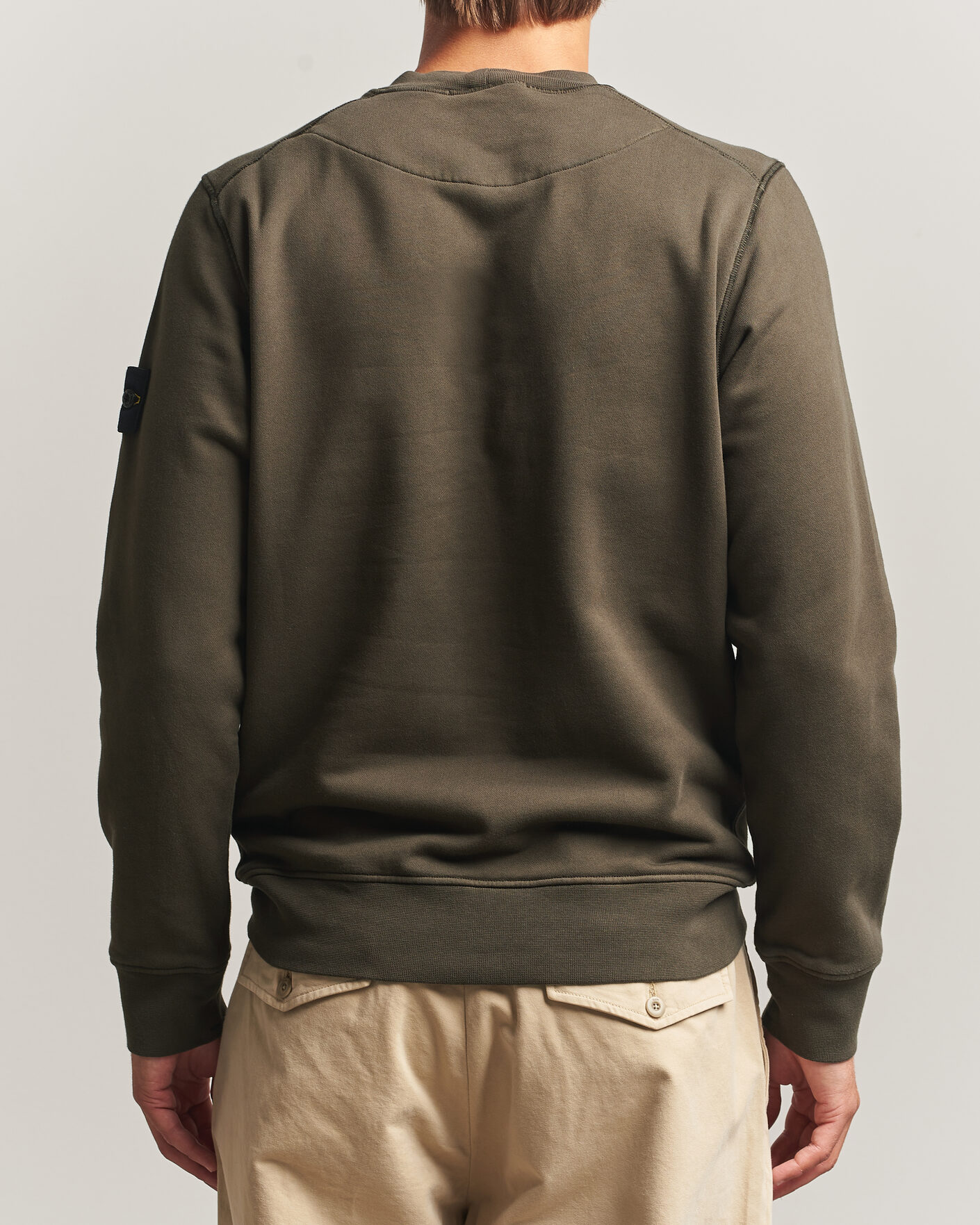 Herre | Trøjer | Stone Island | Garment Dyed Fleece Sweatshirt Coal Grey