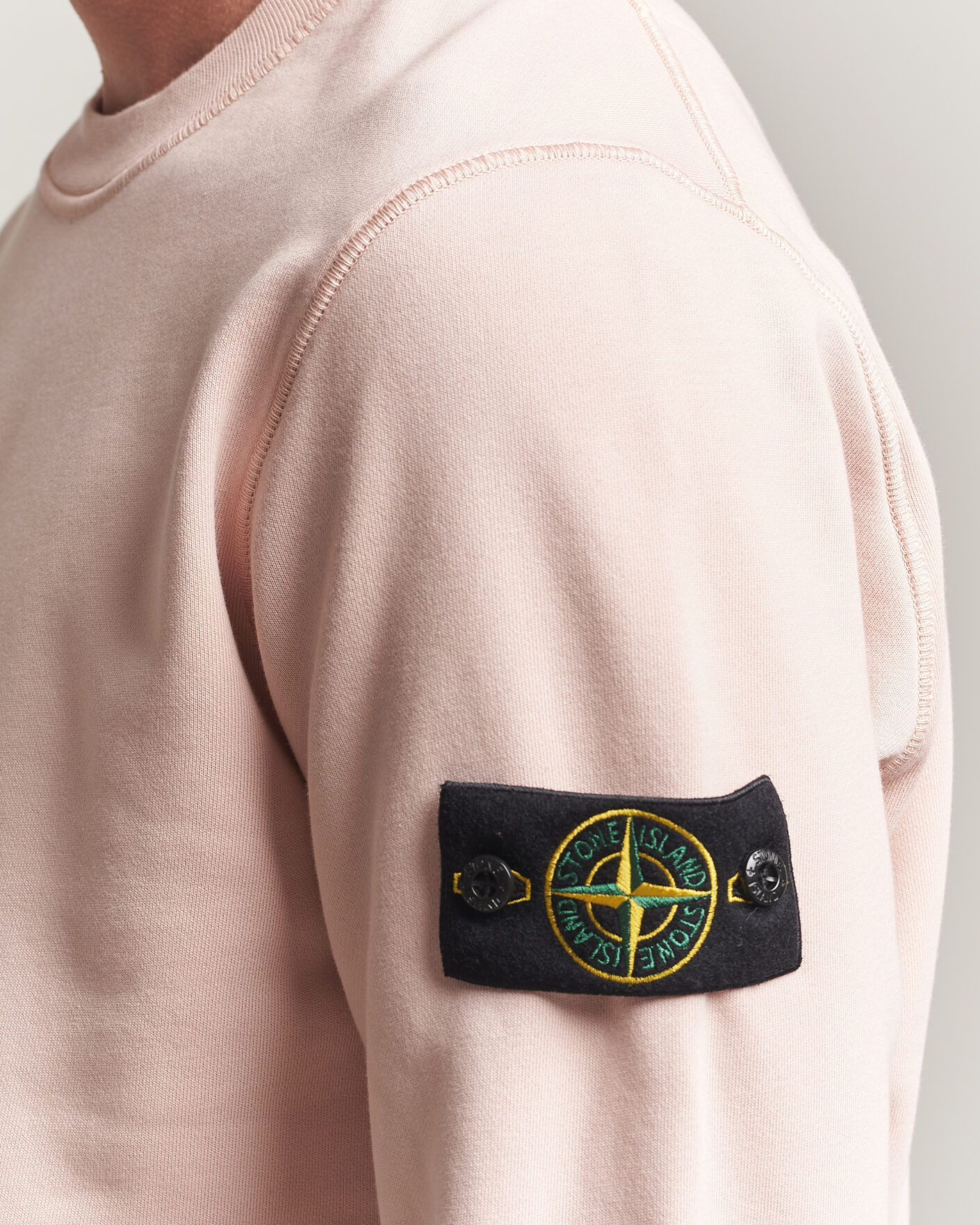 Herre | Trøjer | Stone Island | Garment Dyed Fleece Sweatshirt Antique Rose