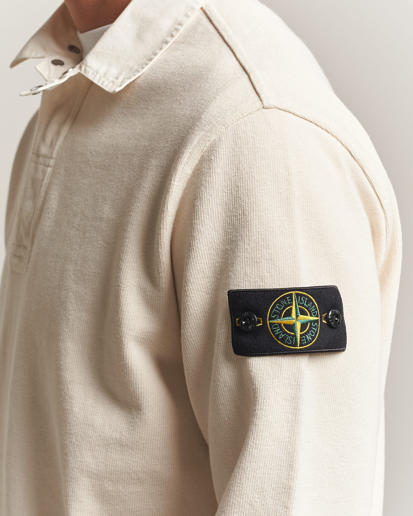 Herre | Trøjer | Stone Island | Heavy Cotton Jersey Polo Ivory