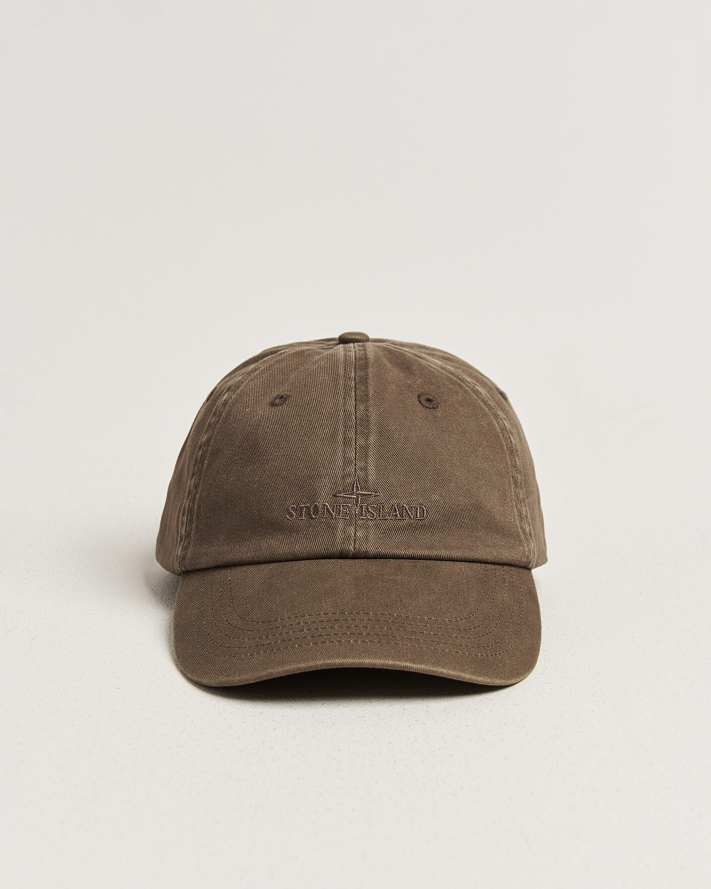 Herre | Hatte & kasketter | Stone Island | Brushed Cotton Gabardine Cap Umber