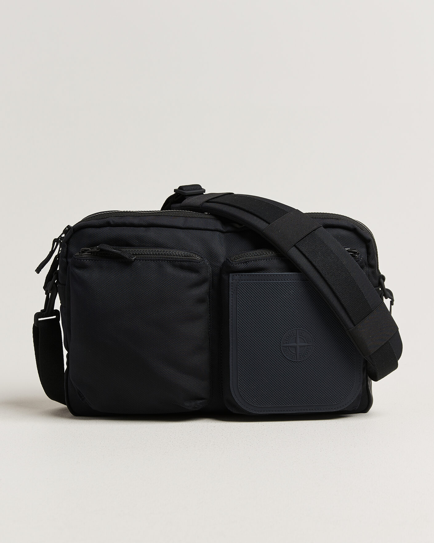 Herre | Tasker | Stone Island | Nylon Panama Shoulder Bag Navy Blue