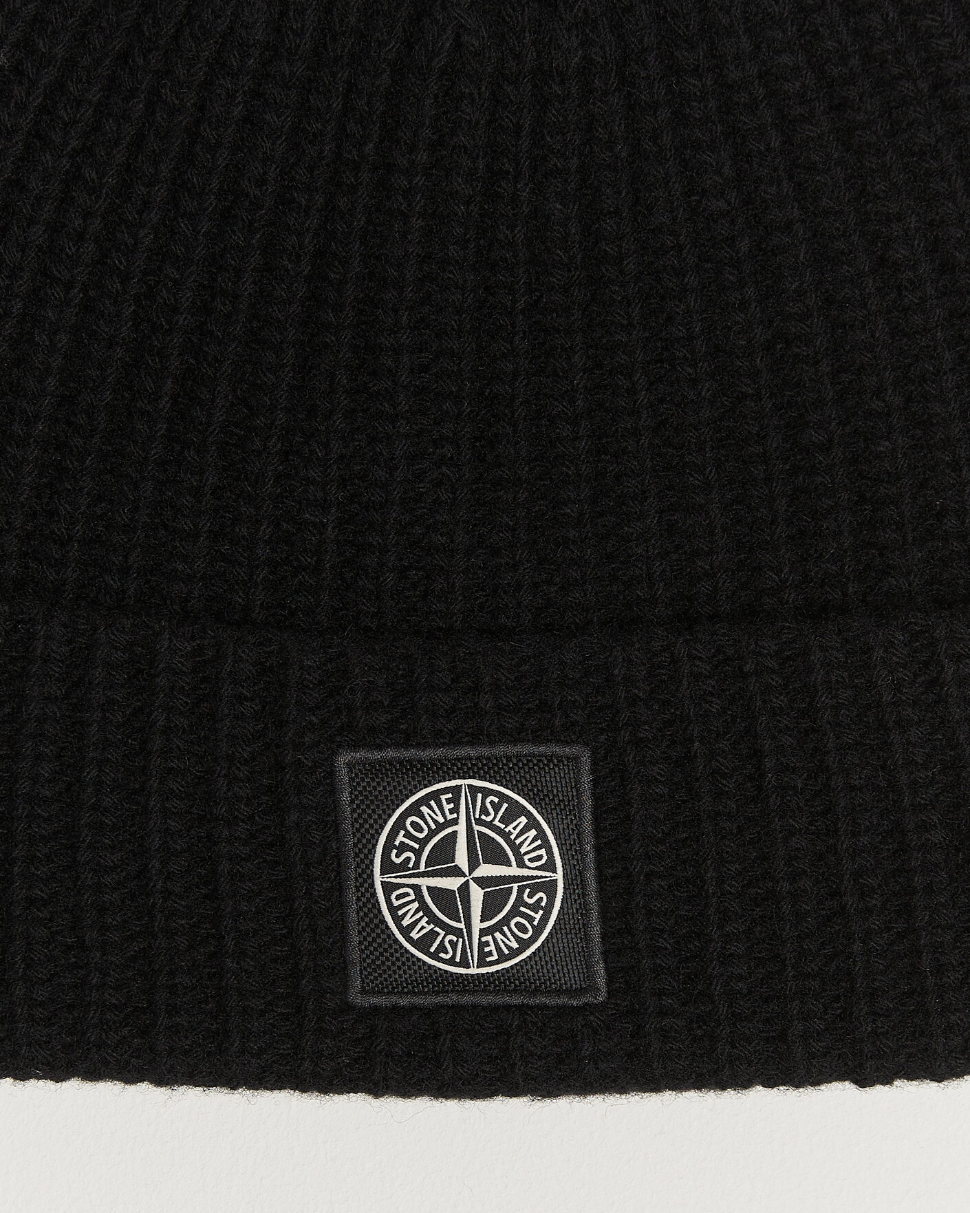 Herre | Huer | Stone Island | Geelong Wool Hat Black
