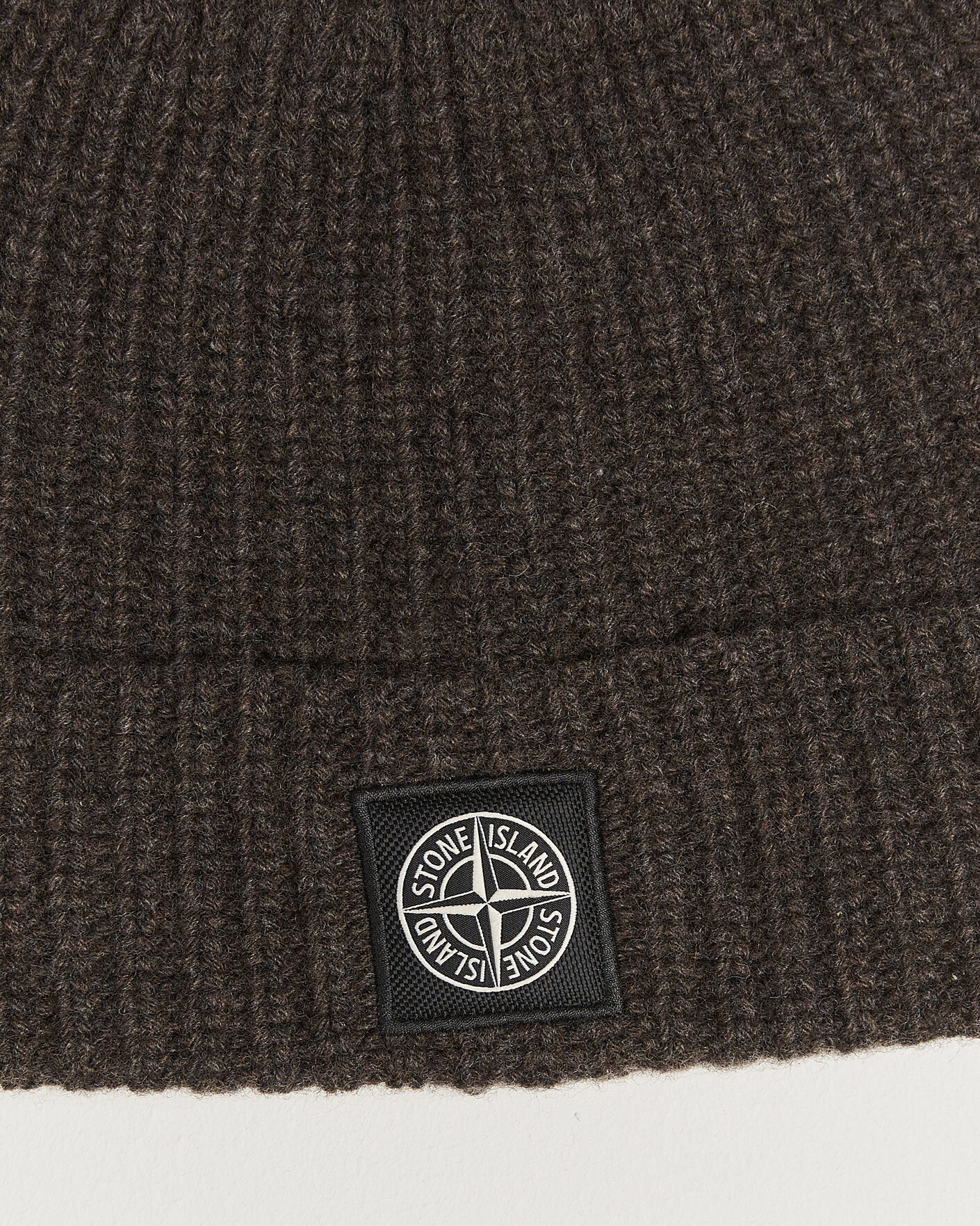 Herre | Huer | Stone Island | Geelong Wool Hat Melange Lead