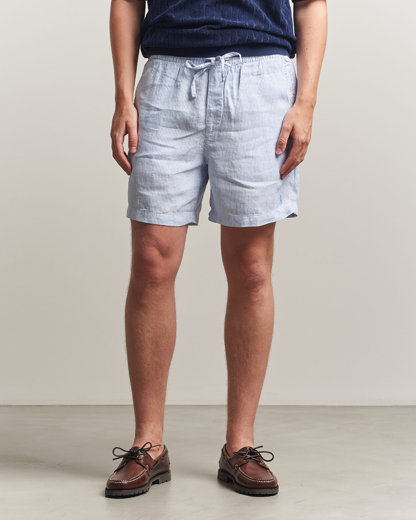 Herre | Shorts | Polo Ralph Lauren | Woven Linen Shorts Blue/White