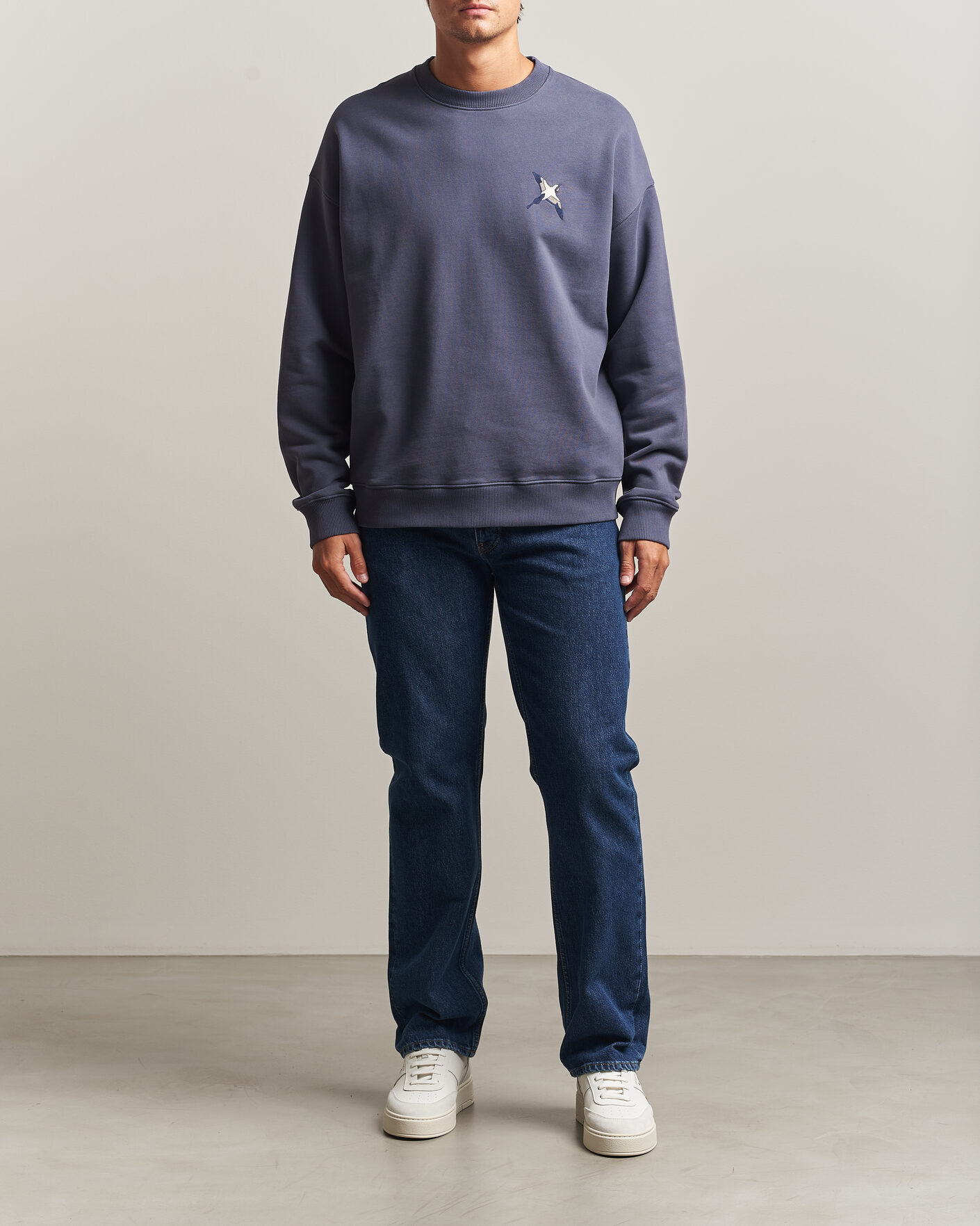Herre | Trøjer | Axel Arigato | Micro Bee Bird Sweatshirt Smoke Grey