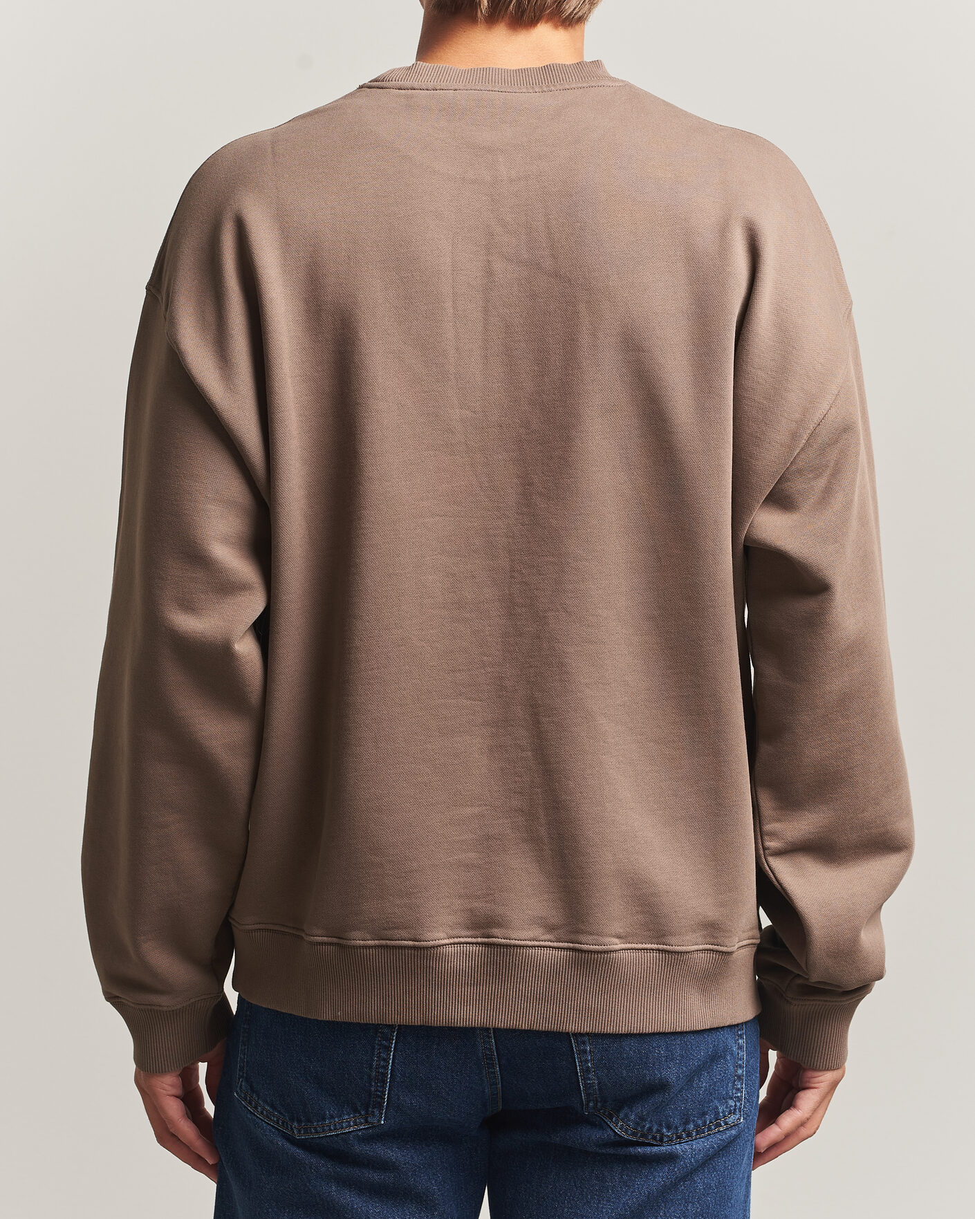 Herre | Trøjer | Axel Arigato | Micro Bee Bird Sweatshirt Coffee Brown