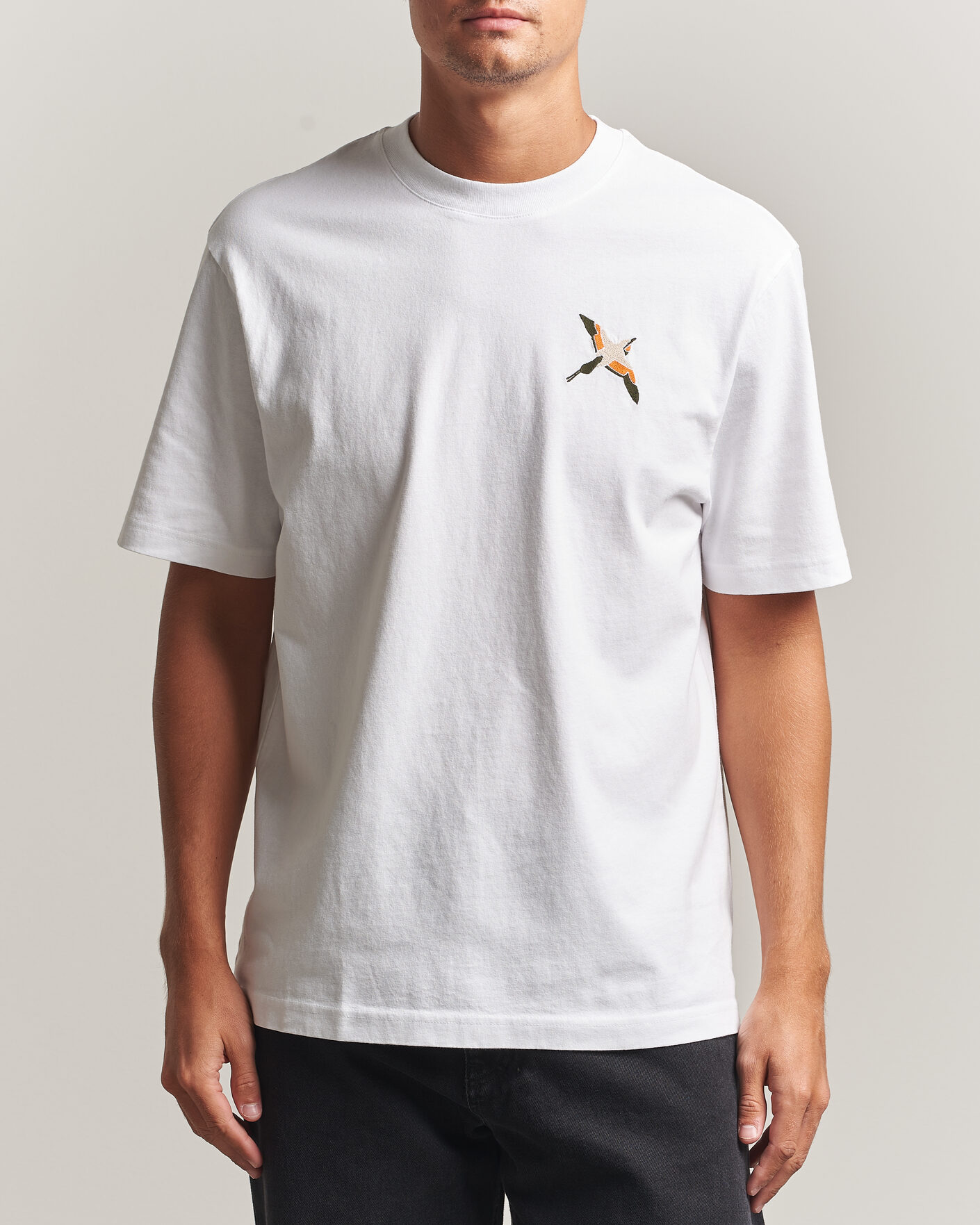 Herre | T-Shirts | Axel Arigato | Micro Bee Birt T-Shirt White