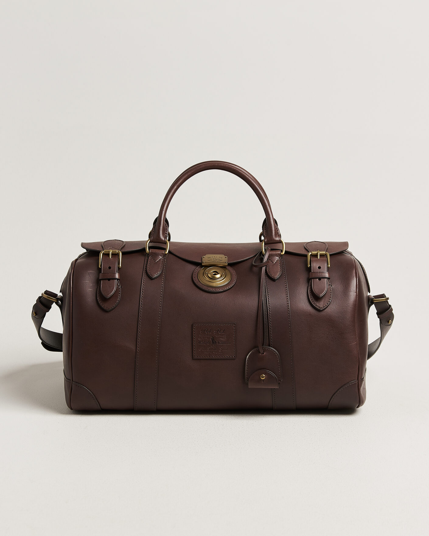 Herre | Tasker | Polo Ralph Lauren | Leather Duffle Bag Burnished Brown