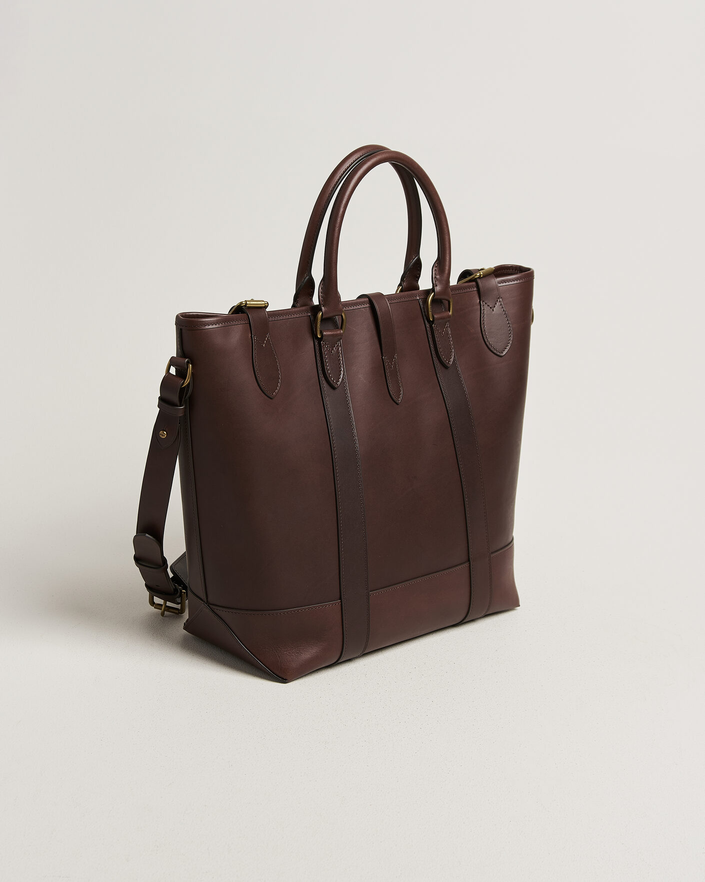 Herre | Tasker | Polo Ralph Lauren | Leather Tote Bag Burnished Brown