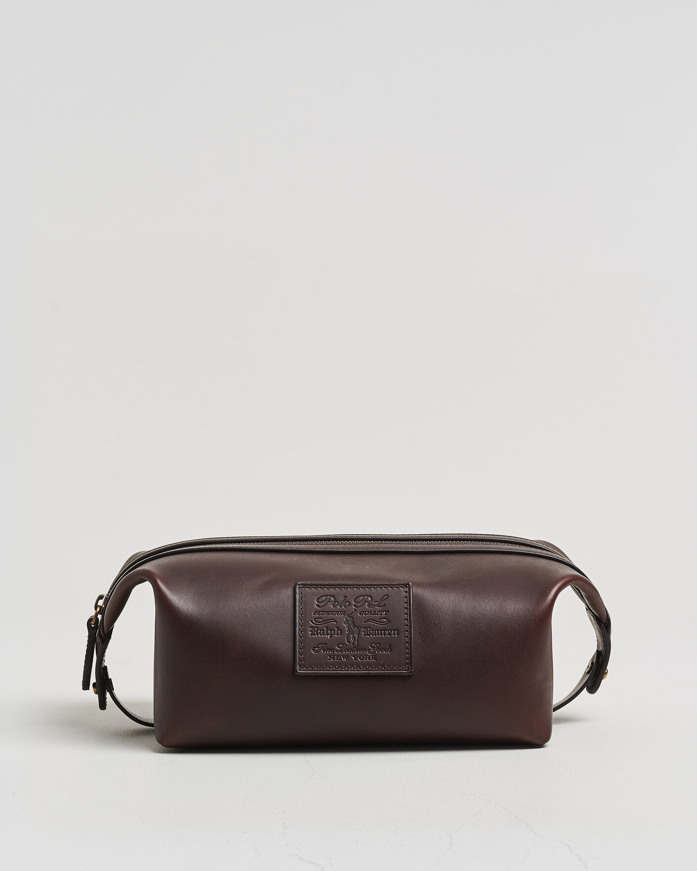 Herre | Tasker | Polo Ralph Lauren | Leather Washbag Burnished Brown