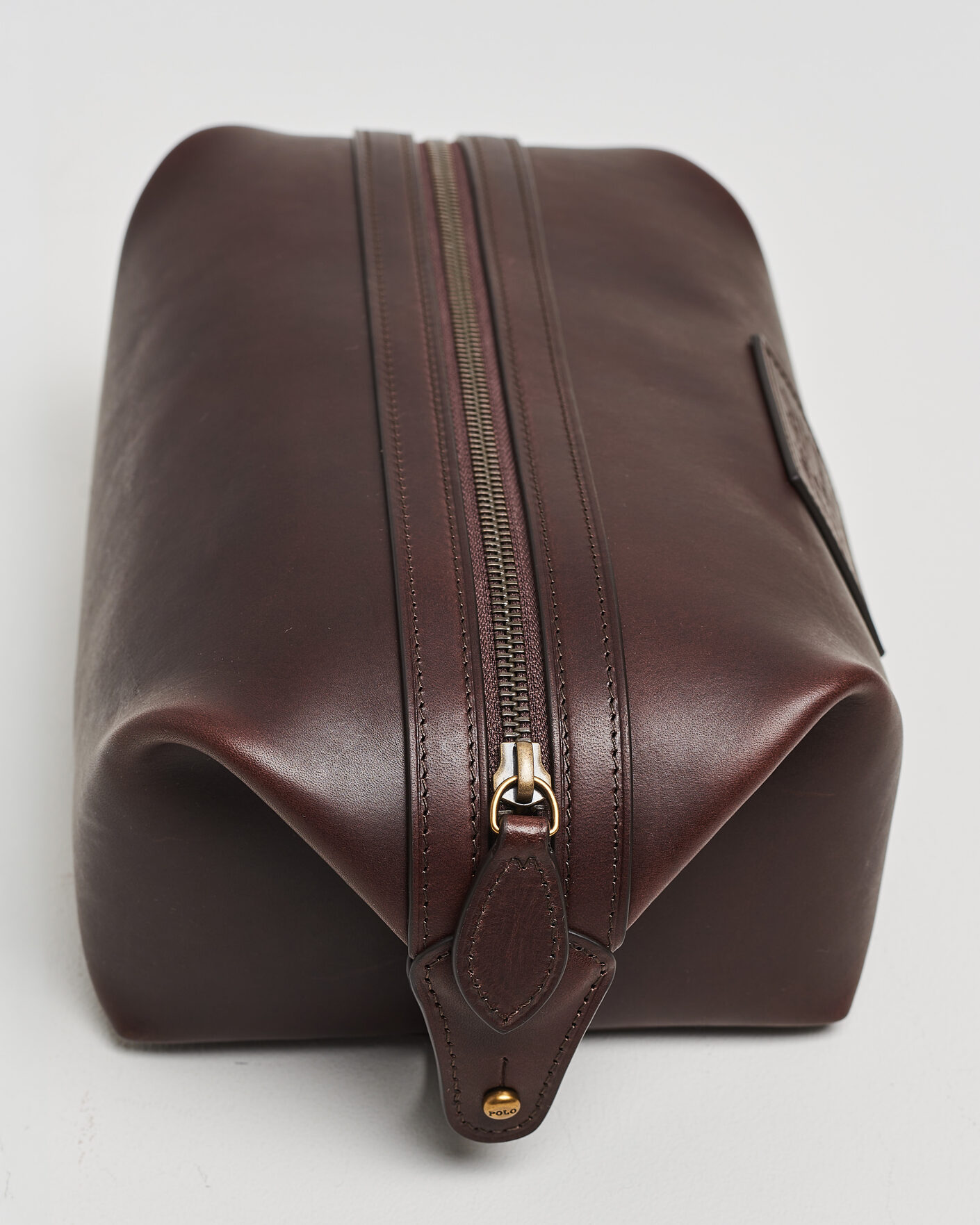 Herre | Tasker | Polo Ralph Lauren | Leather Washbag Burnished Brown