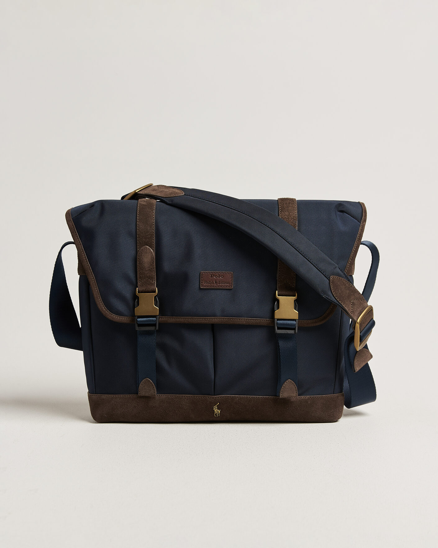 Herre | Tasker | Polo Ralph Lauren | Messenger Duffle Bag Newport Navy/Brown