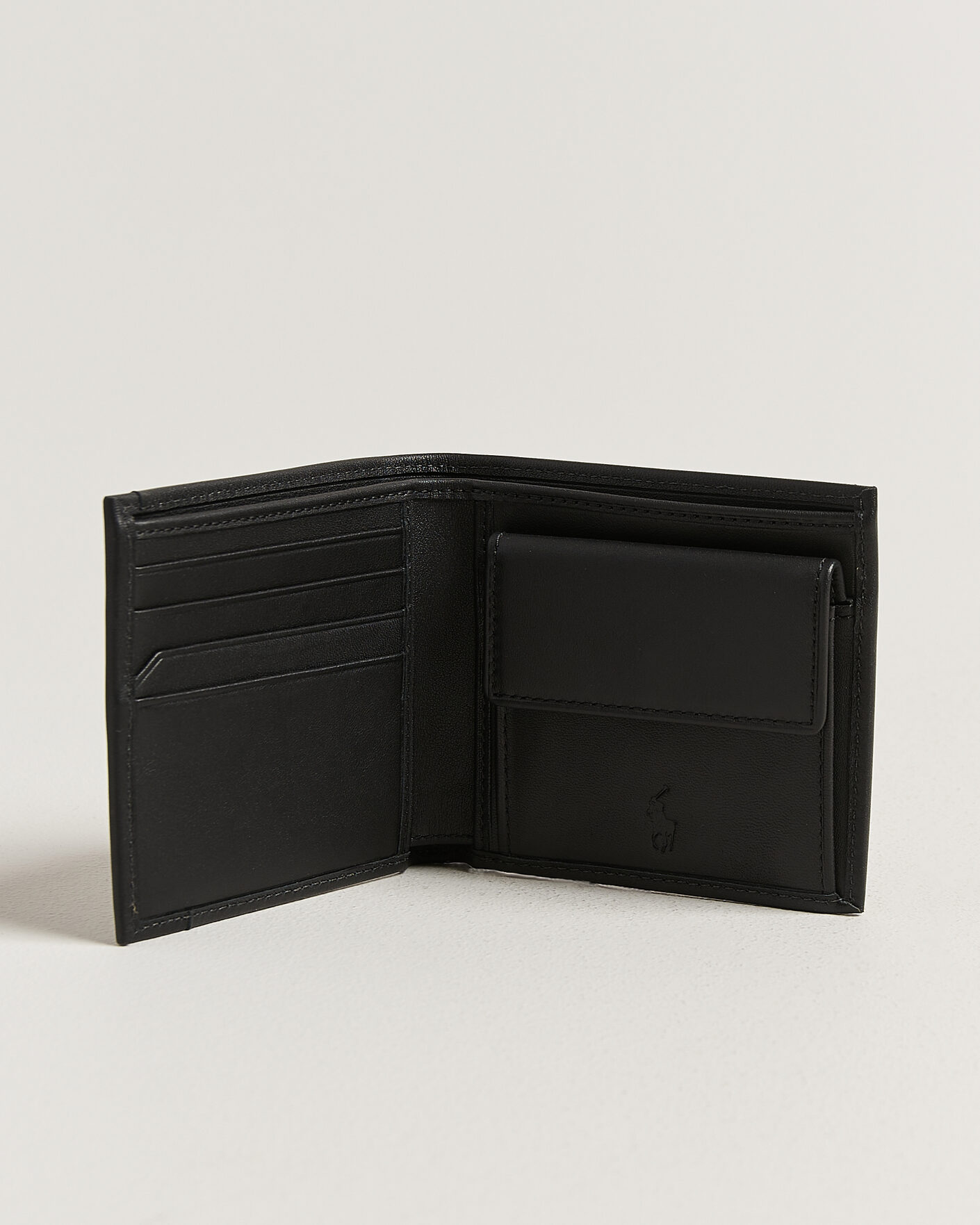 Herre | Punge | Polo Ralph Lauren | Smooth Leather Wallet Black