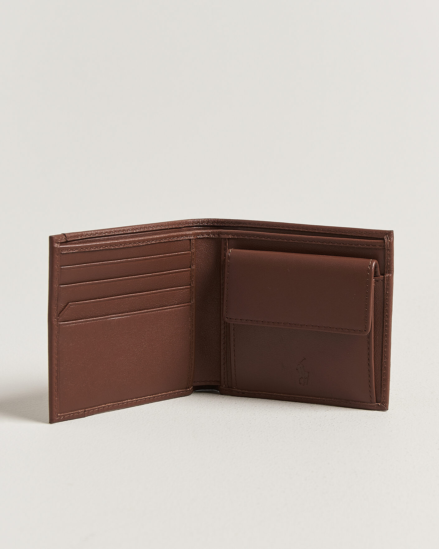 Herre | Punge | Polo Ralph Lauren | Smooth Leather Wallet Saddle