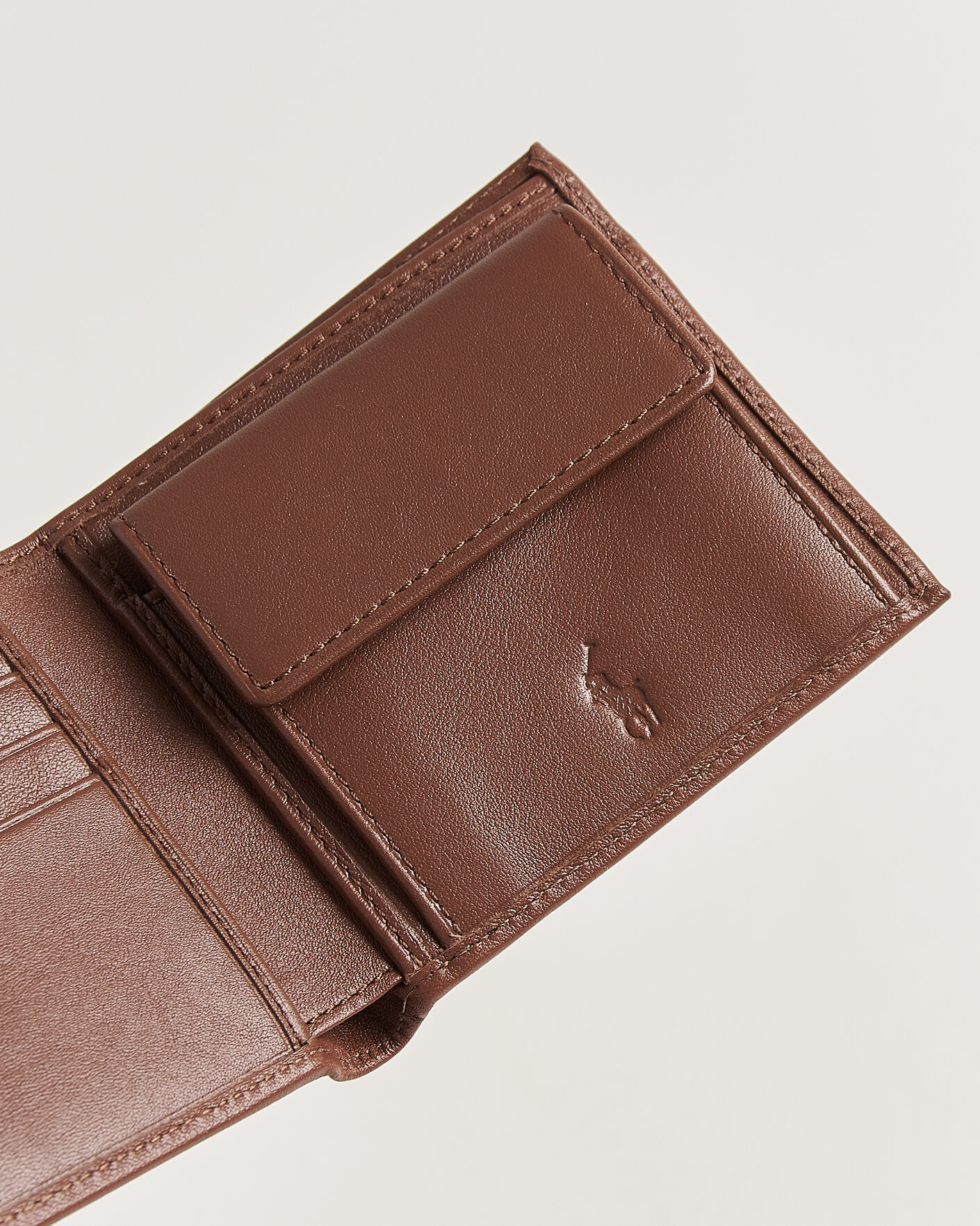 Herre | Punge | Polo Ralph Lauren | Smooth Leather Wallet Saddle
