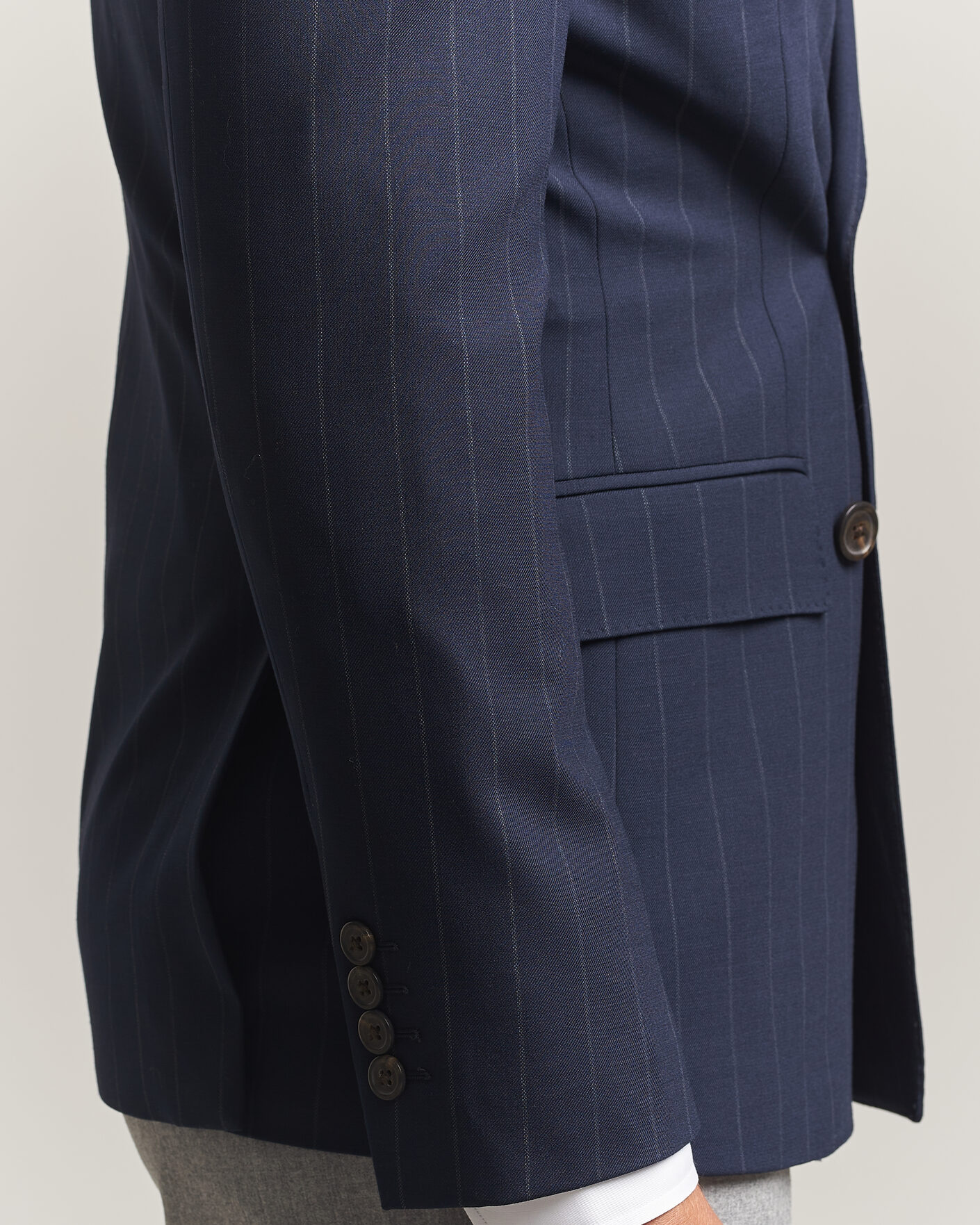 Herre | Blazere & jakker | Polo Ralph Lauren | Double Breasted Rope Stripe Sportcoat Navy/Grey