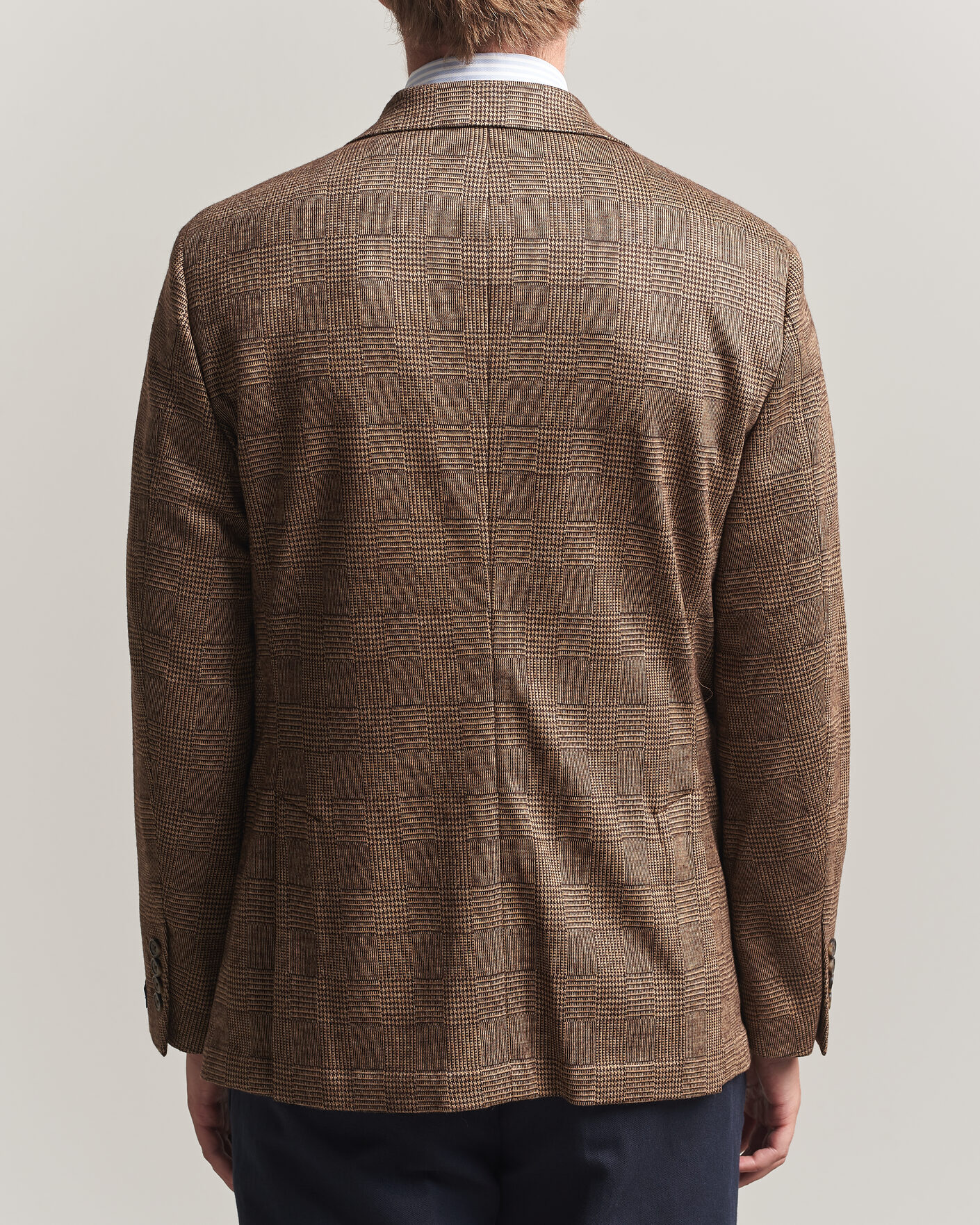 Herre | Blazere & jakker | Polo Ralph Lauren | Double Breasted Glenplaid Knit Sportcoat Tan/Brown