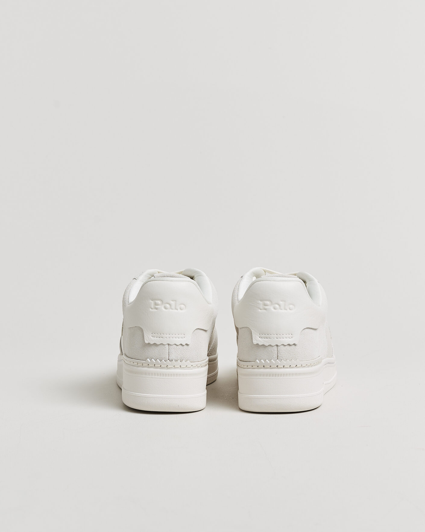 Herre | Sneakers | Polo Ralph Lauren | Masters Court Suede/Leather Sneakers Deckwash White