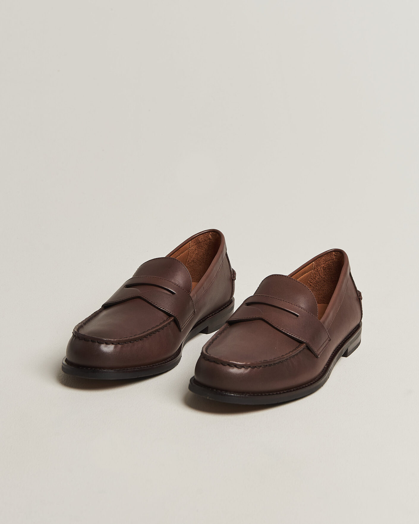 Herre | Loafers | Polo Ralph Lauren | Alston Penny Leather Loafers Dark Brown
