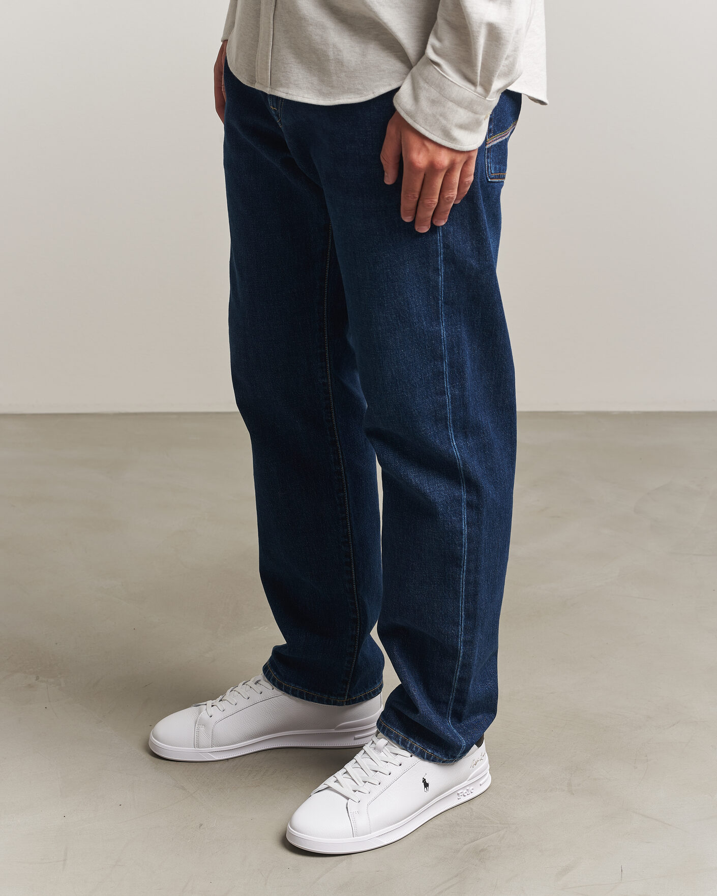 Herre | Sneakers | Polo Ralph Lauren | Heritage Court SIG Sneakers White/Black