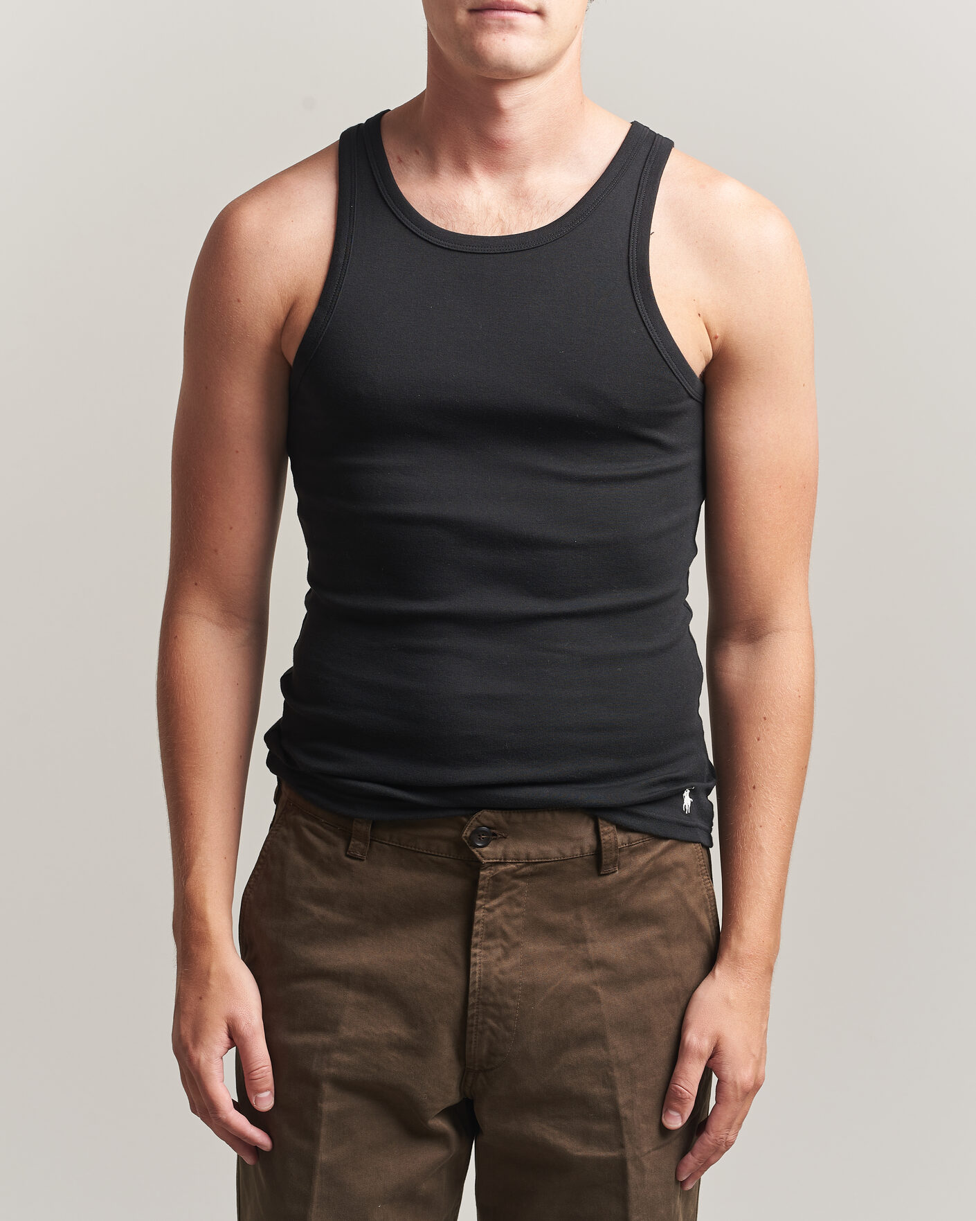 Herre | T-Shirts | Polo Ralph Lauren | 2-Pack Tank Top Black/White