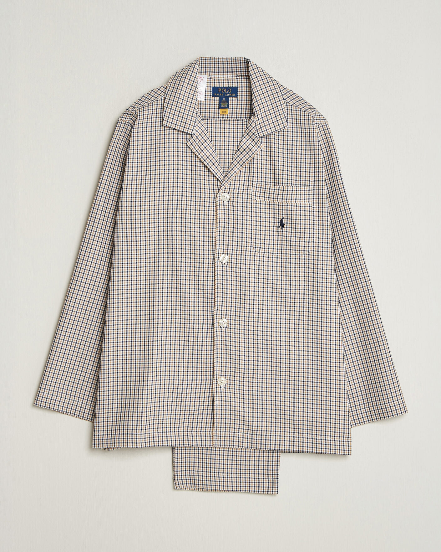 Herre | Pyjamas & Morgenkåber | Polo Ralph Lauren | Pyjamas Set Khaki White Multi