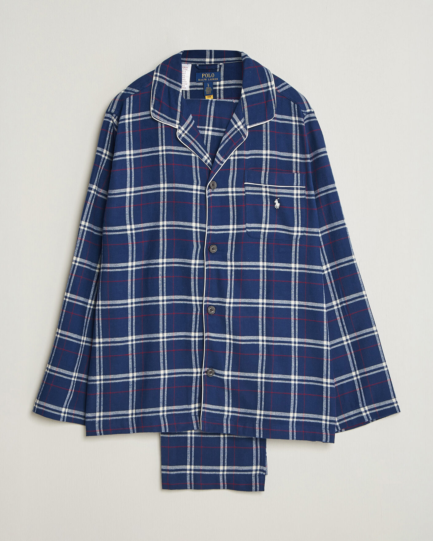 Herre | Pyjamas & Morgenkåber | Polo Ralph Lauren | Pyjamas Set Navy/Red/White