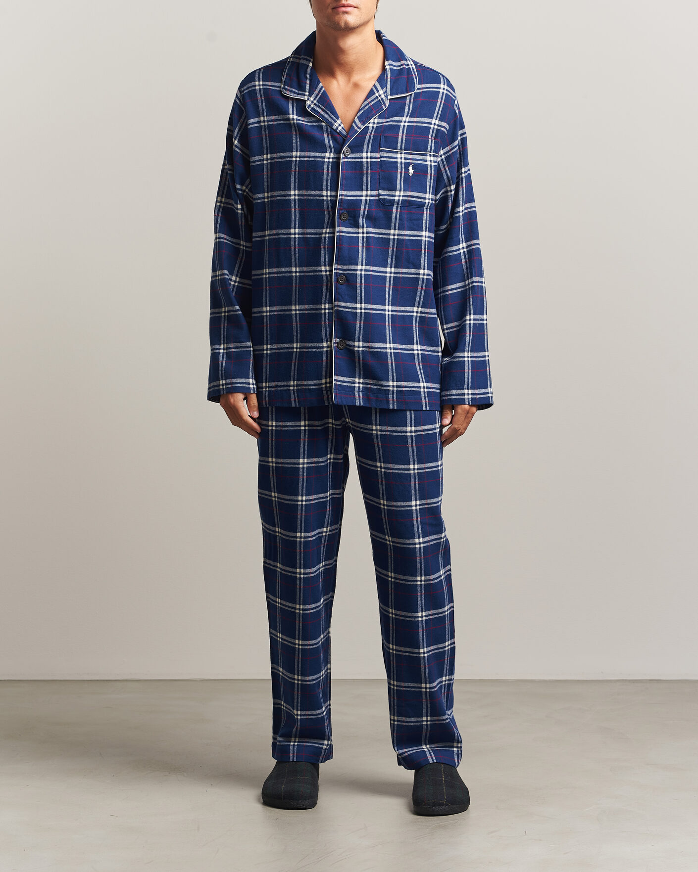 Herre | Pyjamas & Morgenkåber | Polo Ralph Lauren | Pyjamas Set Navy/Red/White