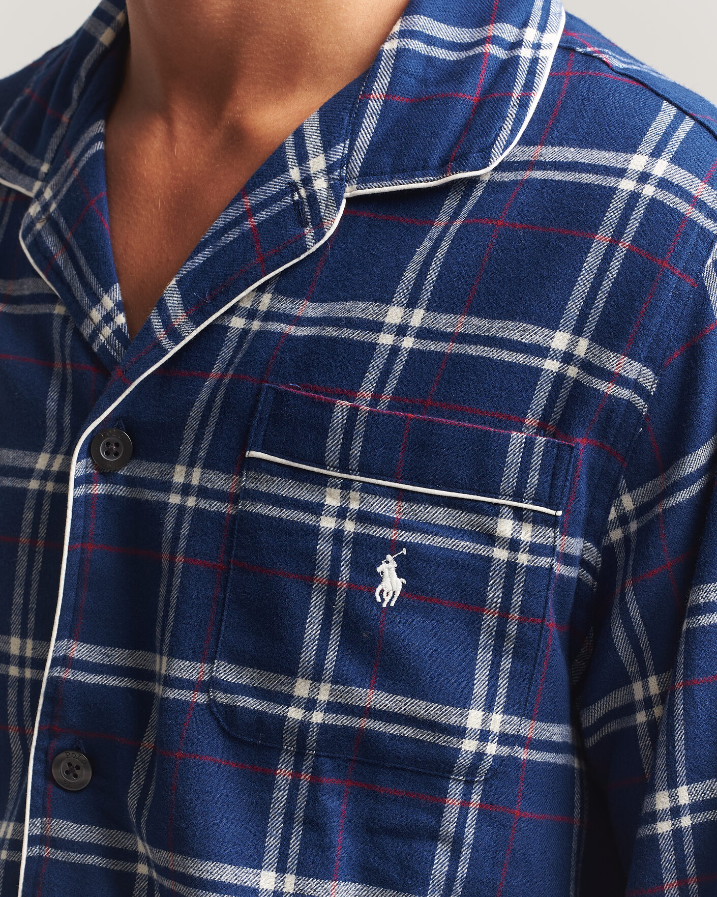 Herre | Pyjamas & Morgenkåber | Polo Ralph Lauren | Pyjamas Set Navy/Red/White
