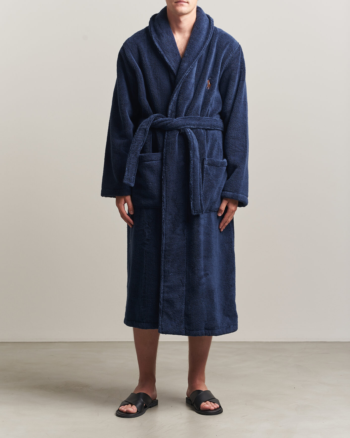 Herre | Pyjamas & Morgenkåber | Polo Ralph Lauren | Cotton Terry Robe Newport Navy