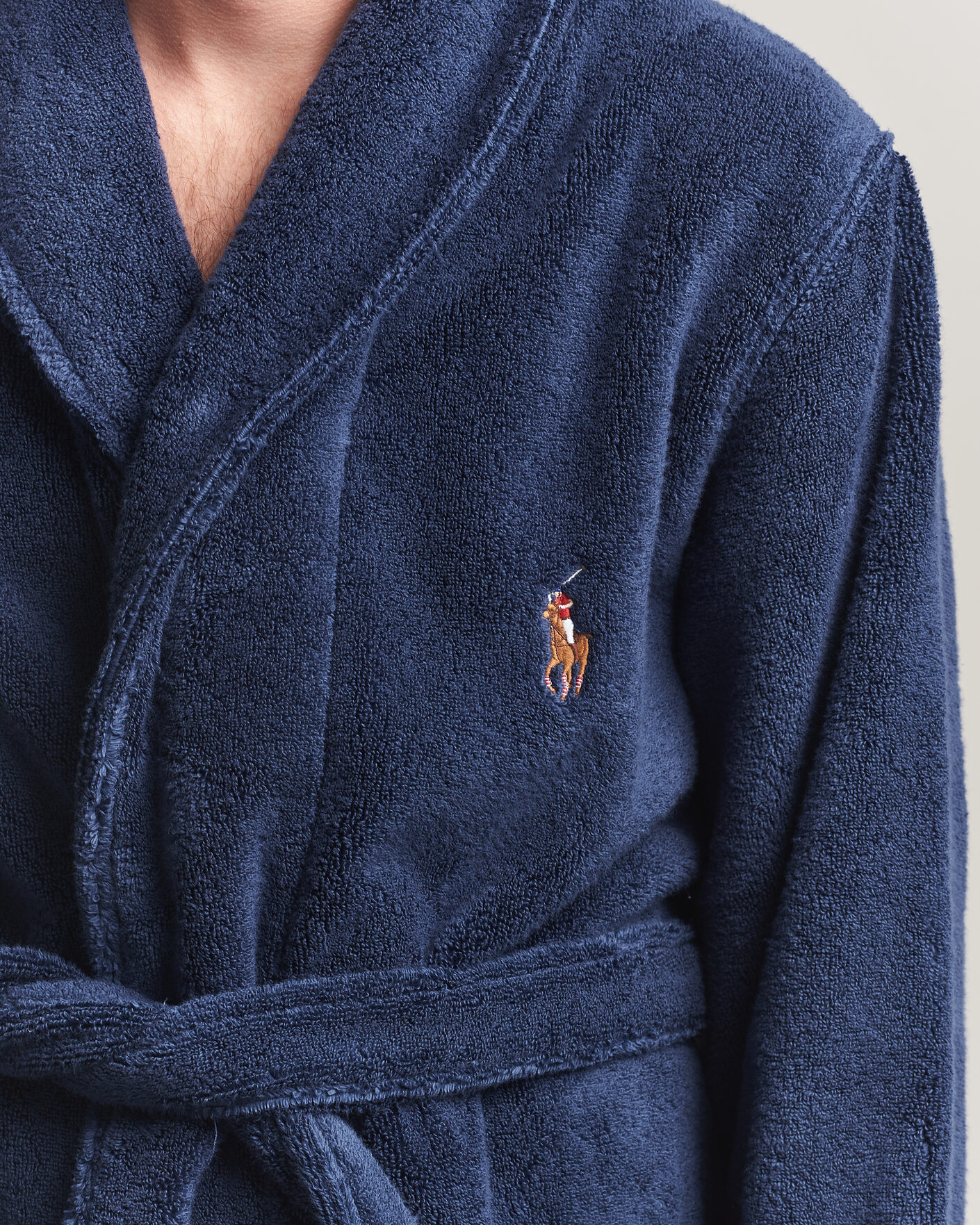 Herre | Pyjamas & Morgenkåber | Polo Ralph Lauren | Cotton Terry Robe Newport Navy