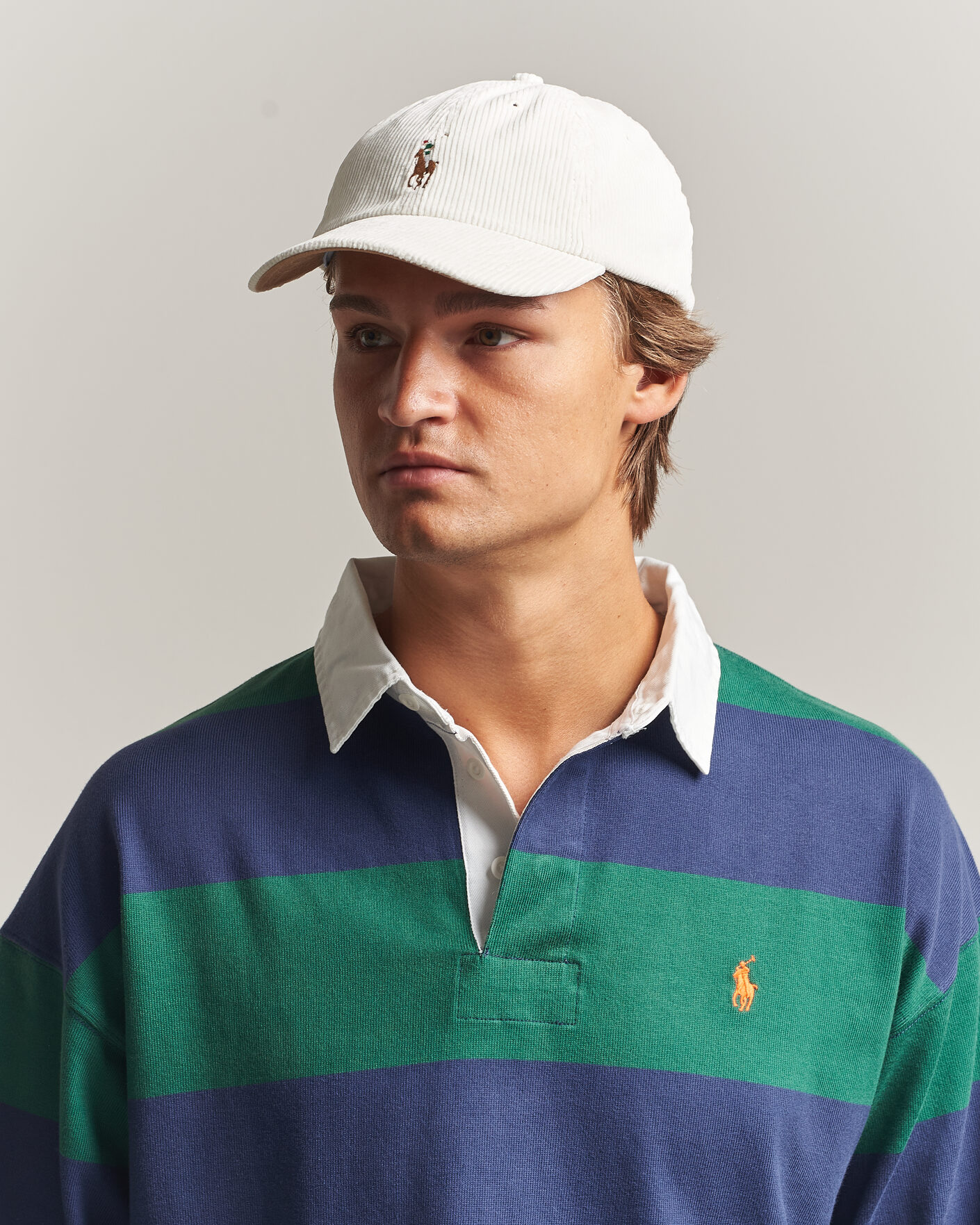 Herre | Hatte & kasketter | Polo Ralph Lauren | Corduroy Cap Warm White