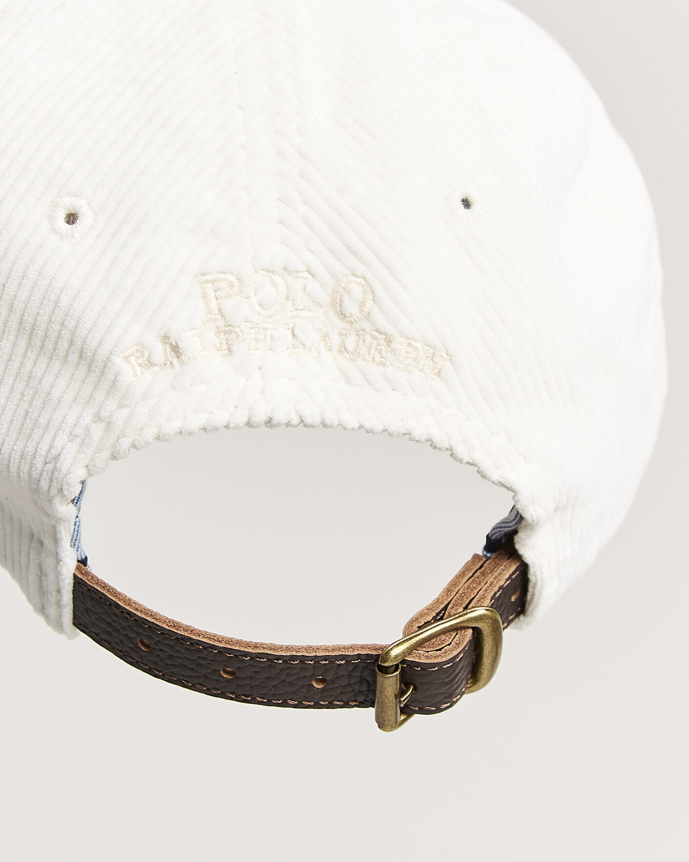 Herre | Hatte & kasketter | Polo Ralph Lauren | Corduroy Cap Warm White