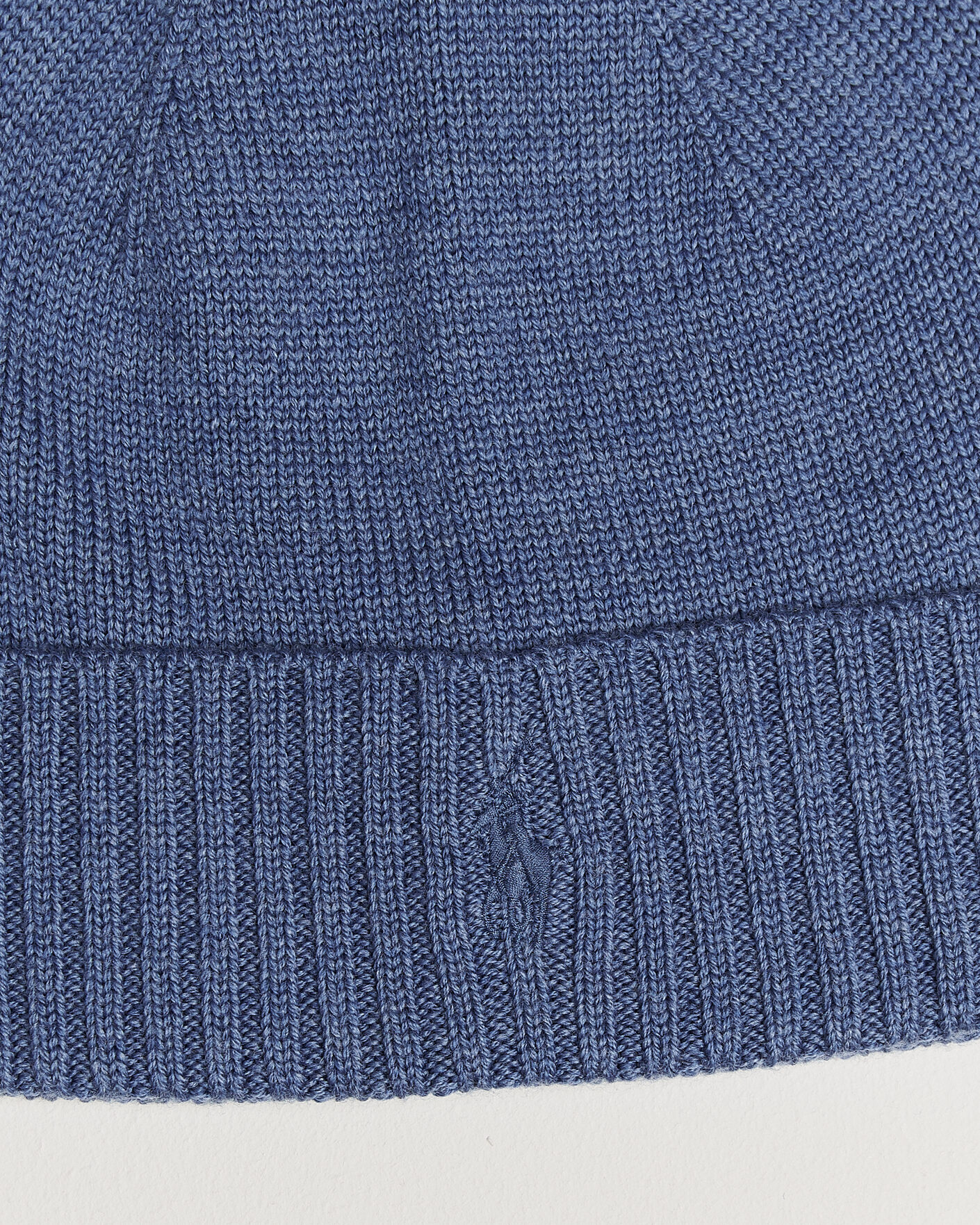 Herre | Huer | Polo Ralph Lauren | Merino Beanie Clarity Blue Heather