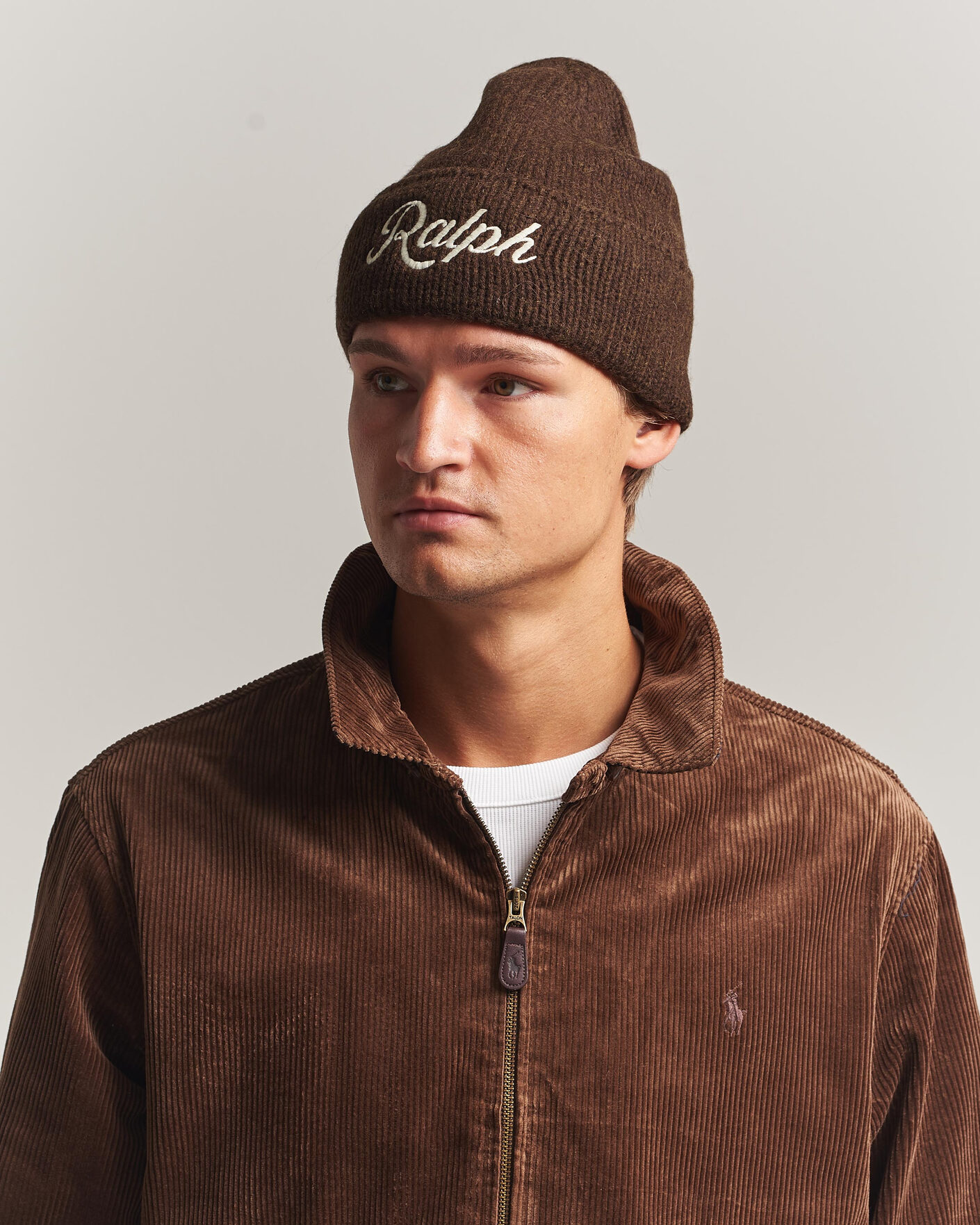 Herre | Huer | Polo Ralph Lauren | Wool Blend Beanie Cooper Brown