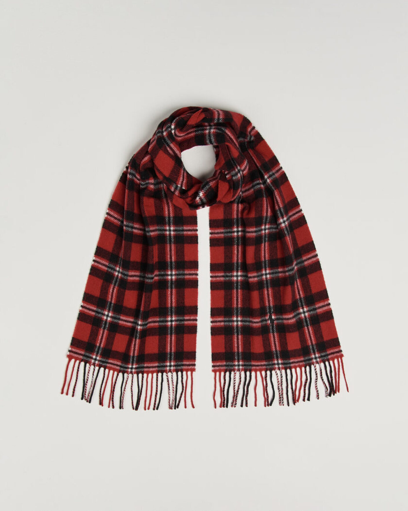 Herre | Halstørklæder | Polo Ralph Lauren | Classic Wool Scarf Red/Black