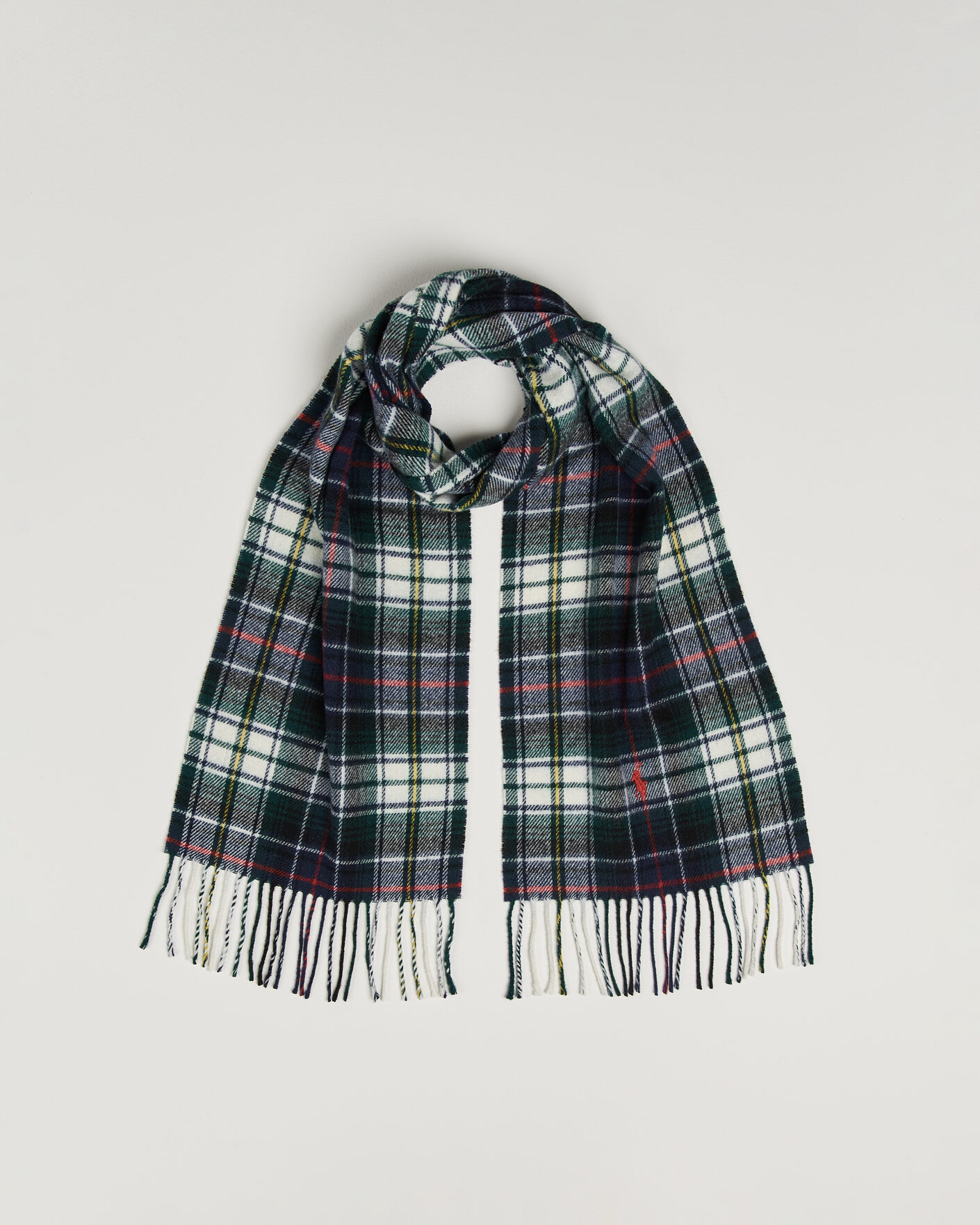 Herre | Halstørklæder | Polo Ralph Lauren | Classic Wool Scarf Cream Multi