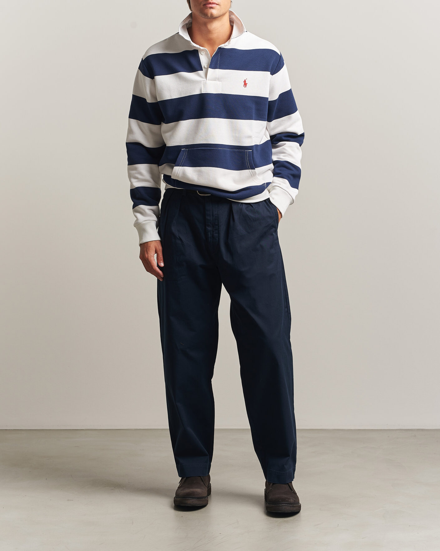 Herre | Bukser | Polo Ralph Lauren | Bedford Twill Straight Fit Pants Aviator Navy