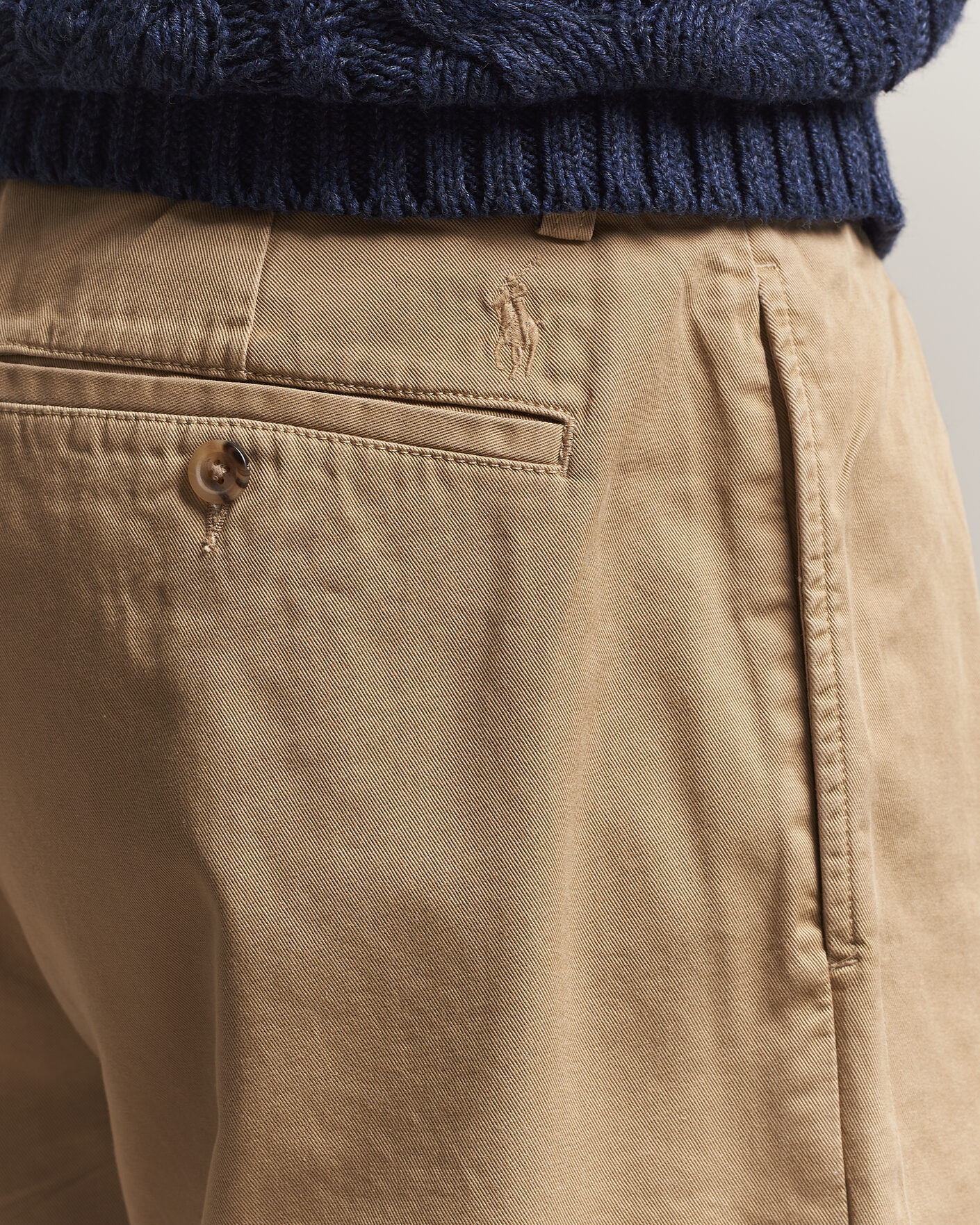 Herre | Bukser | Polo Ralph Lauren | Bedford Twill Straight Fit Pants Khaki Hill
