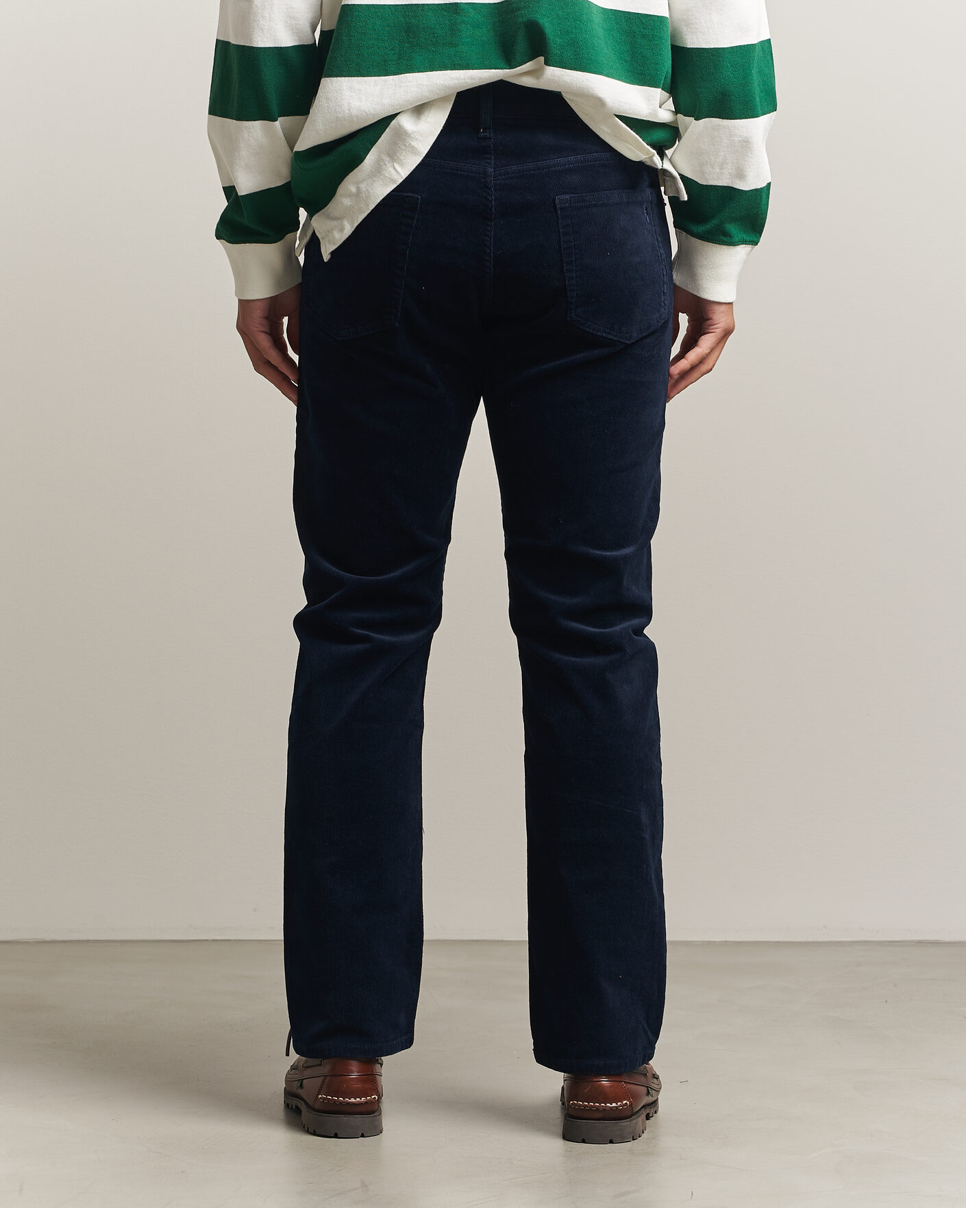 Herre | Bukser | Polo Ralph Lauren | Stretch Corduroy Straight Fit Pants Aviator Navy