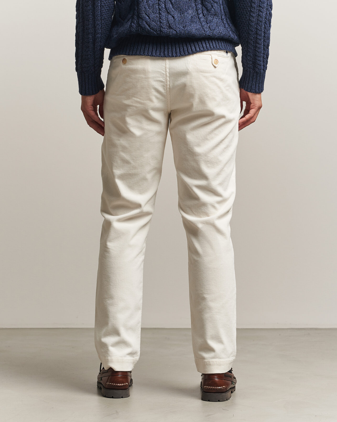 Herre | Bukser | Polo Ralph Lauren | Bedford Corduroy 5-Pocket Pants Warm White