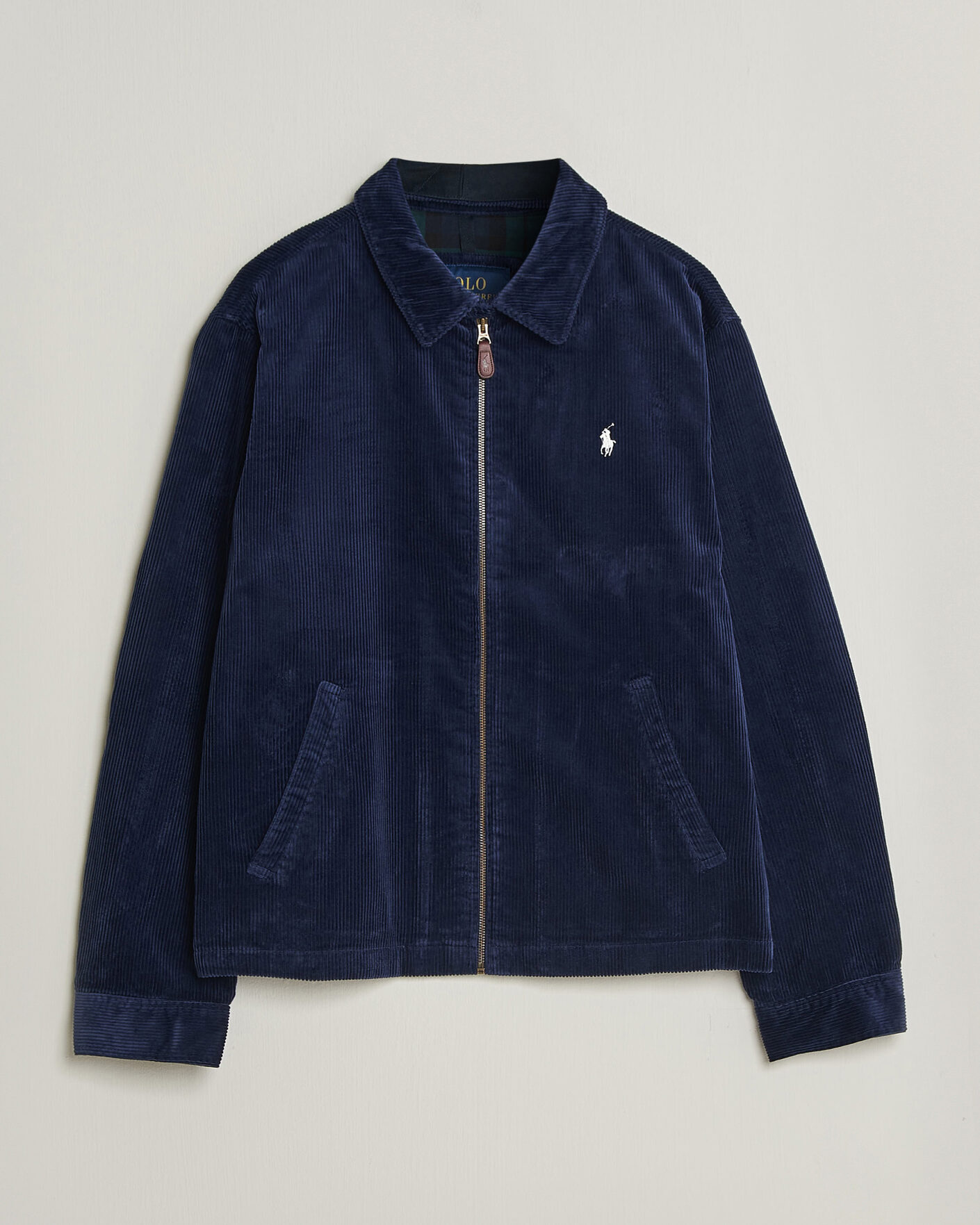 Herre | Jakker | Polo Ralph Lauren | Lined Corduroy Windbreaker Newport Navy