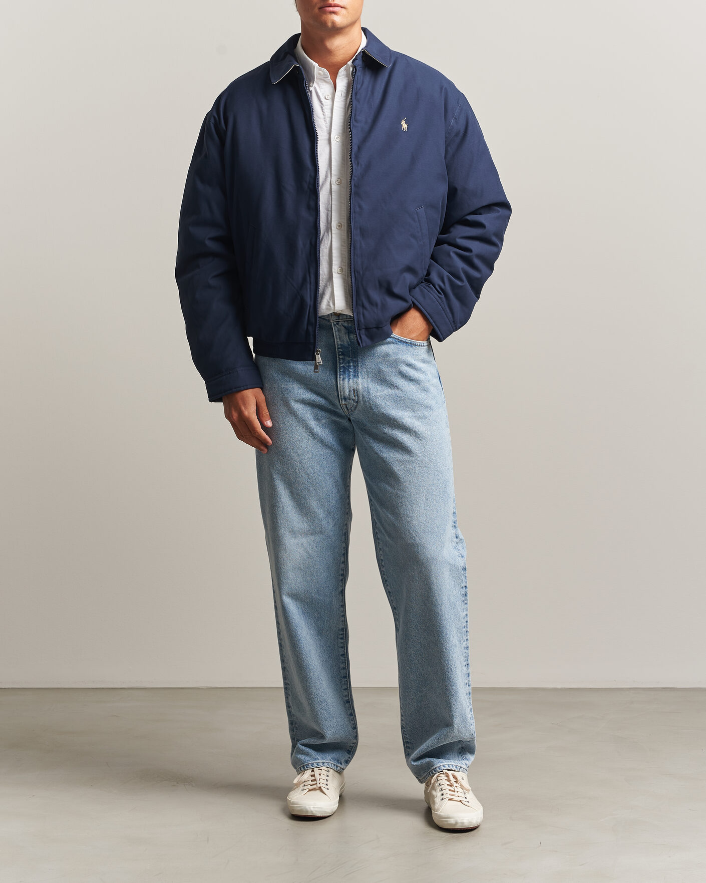 Herre | Jakker | Polo Ralph Lauren | Woven Twill Windbreaker Refined Navy