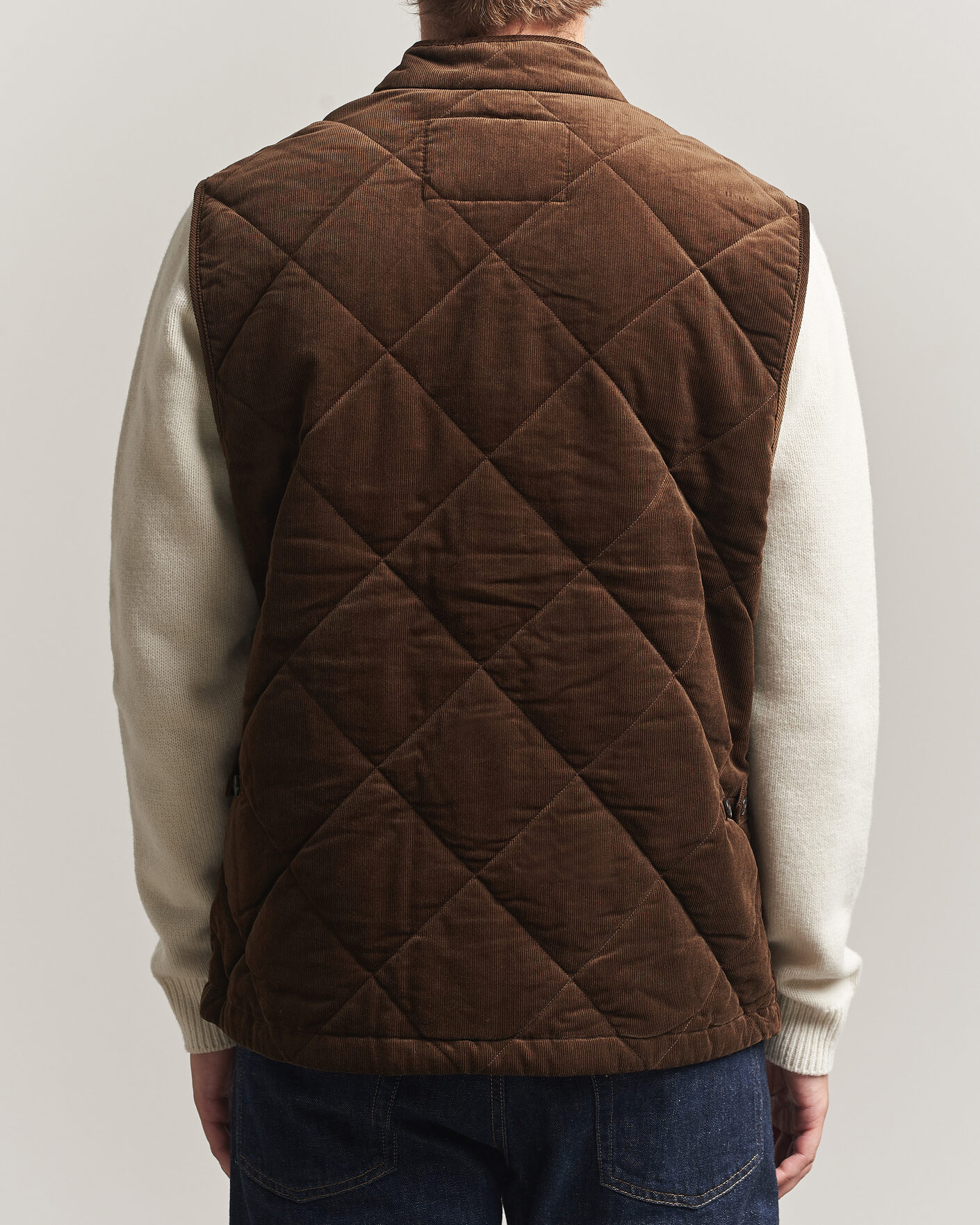 Herre | Veste | Polo Ralph Lauren | Quilted Corduroy Vest Cooper Brown