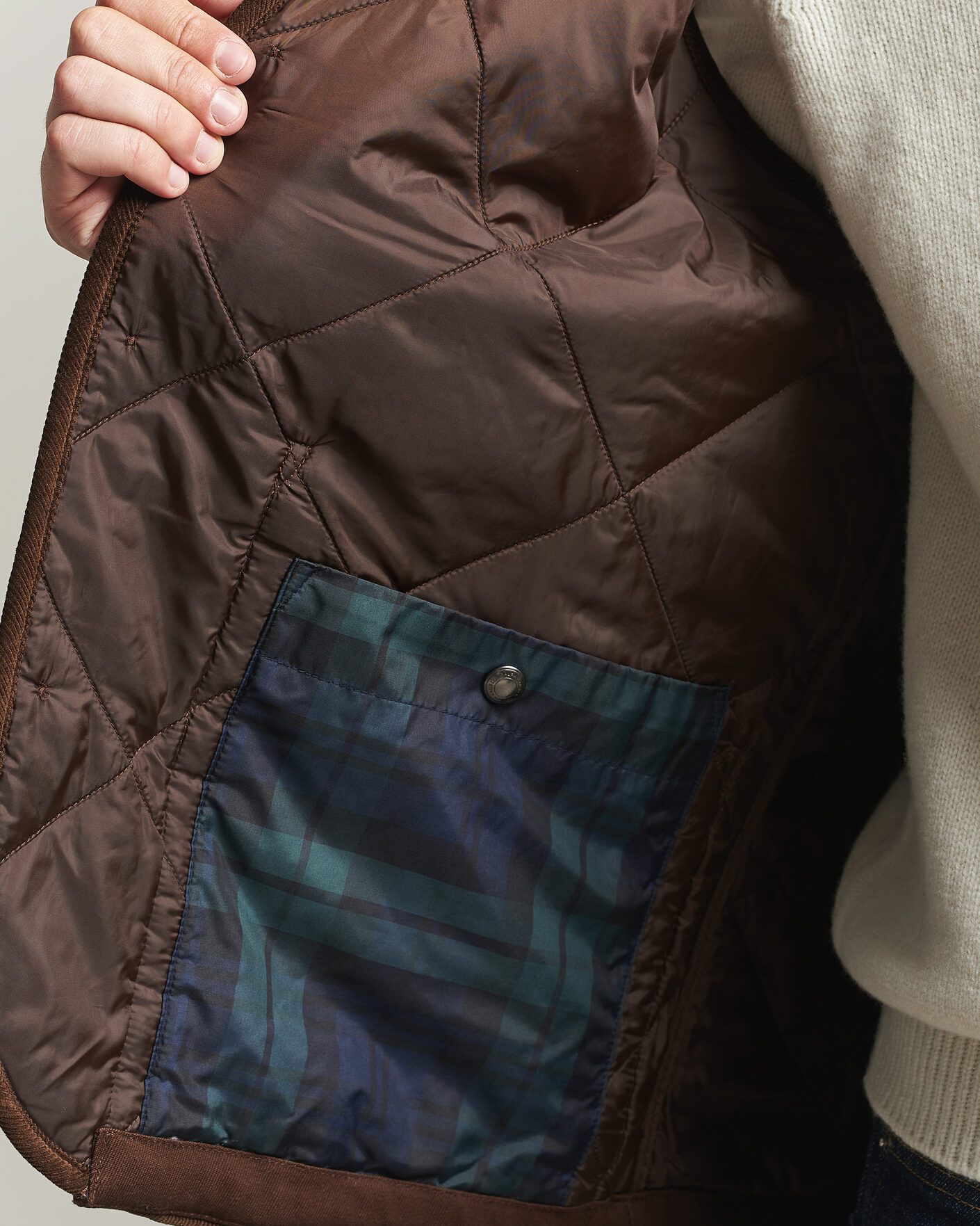 Herre | Veste | Polo Ralph Lauren | Quilted Corduroy Vest Cooper Brown