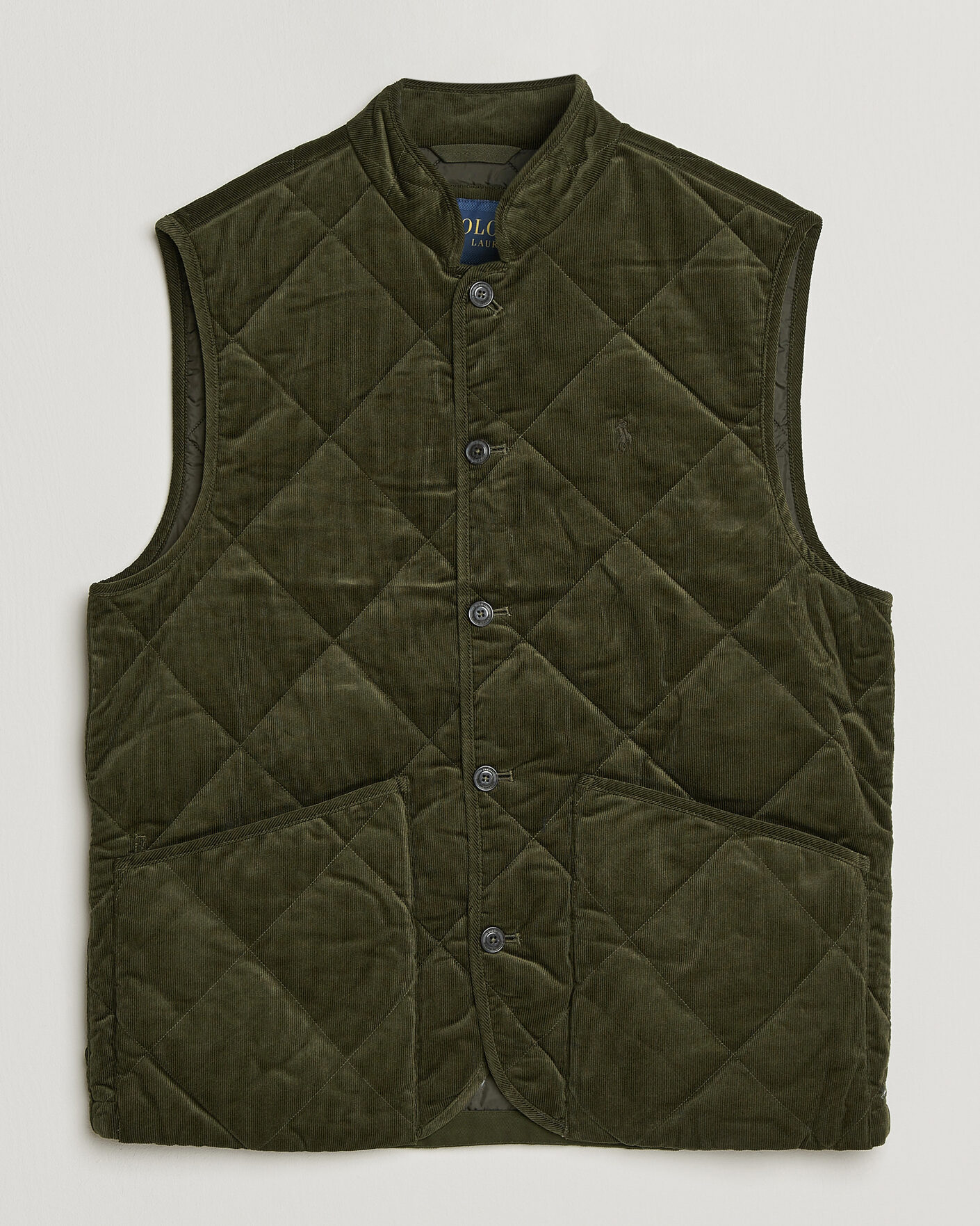 Herre | Veste | Polo Ralph Lauren | Quilted Corduroy Vest Company Olive
