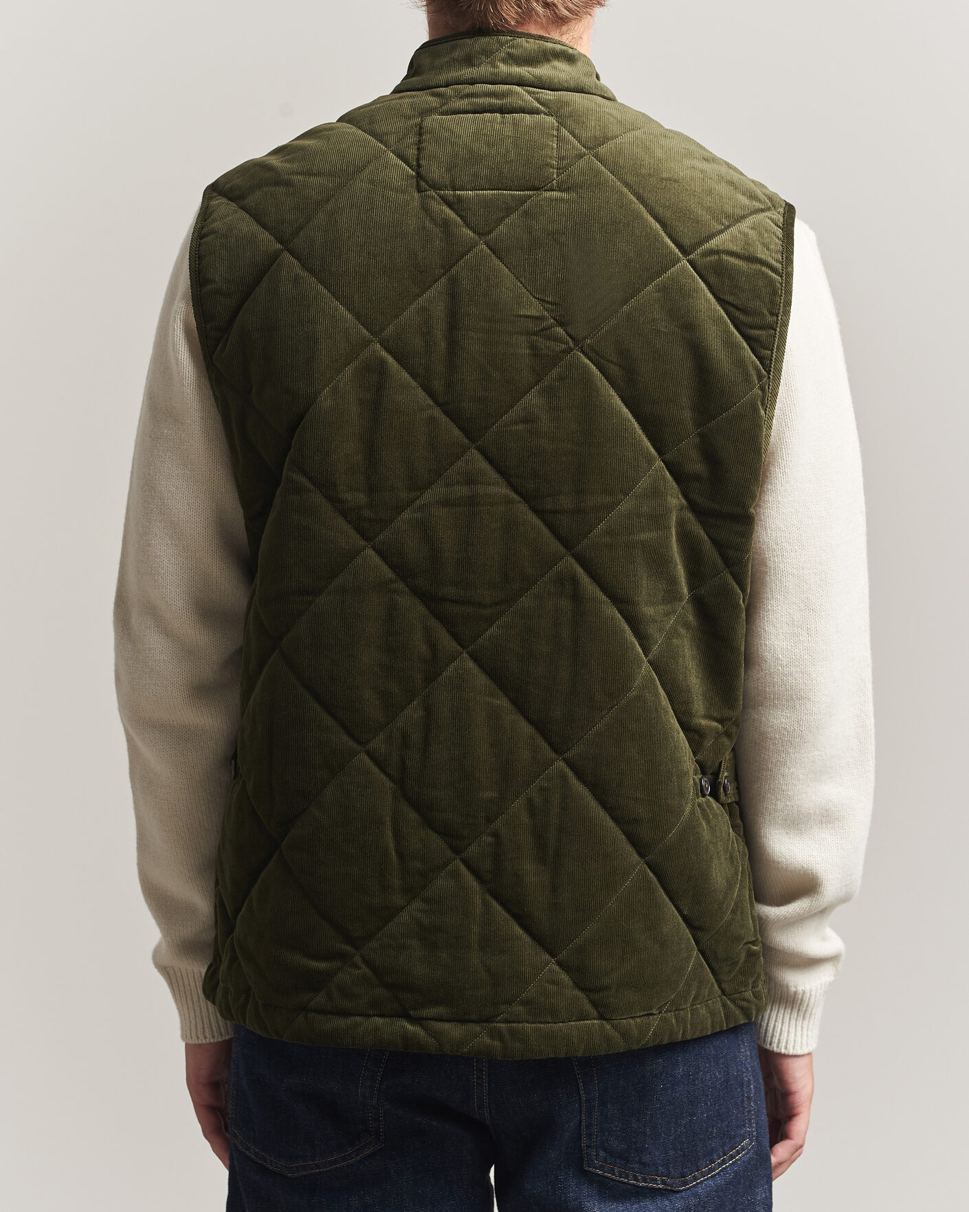 Herre | Veste | Polo Ralph Lauren | Quilted Corduroy Vest Company Olive